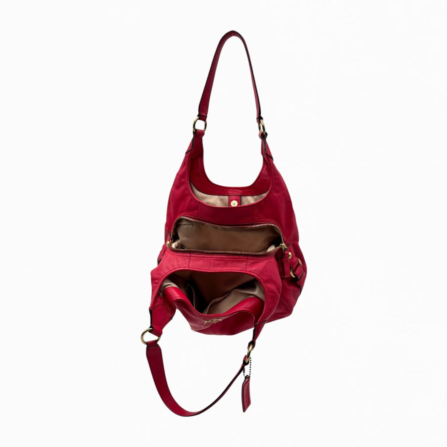 COACH LEATHER HOBO BAG