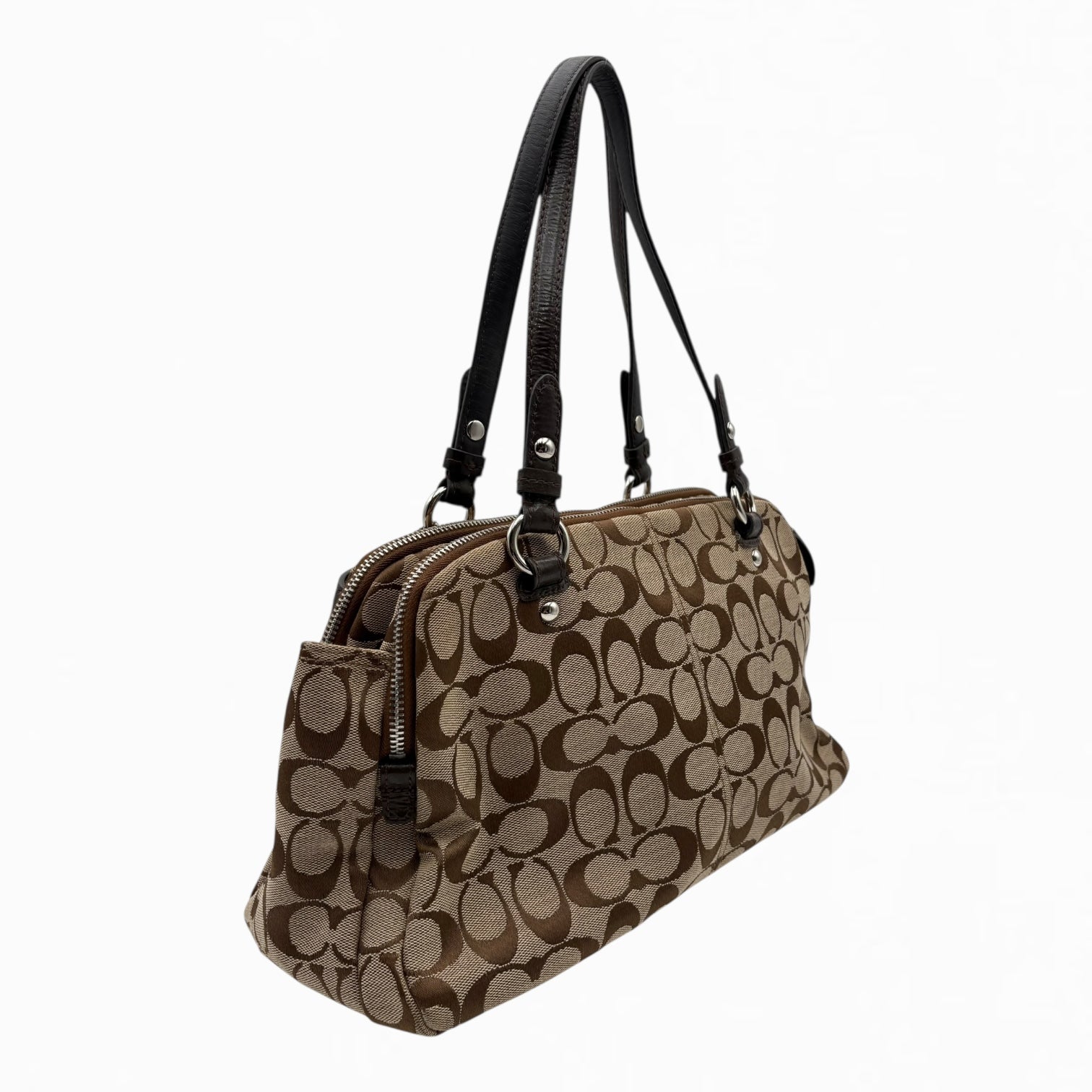 COACH MONOGRAM HAND BAG