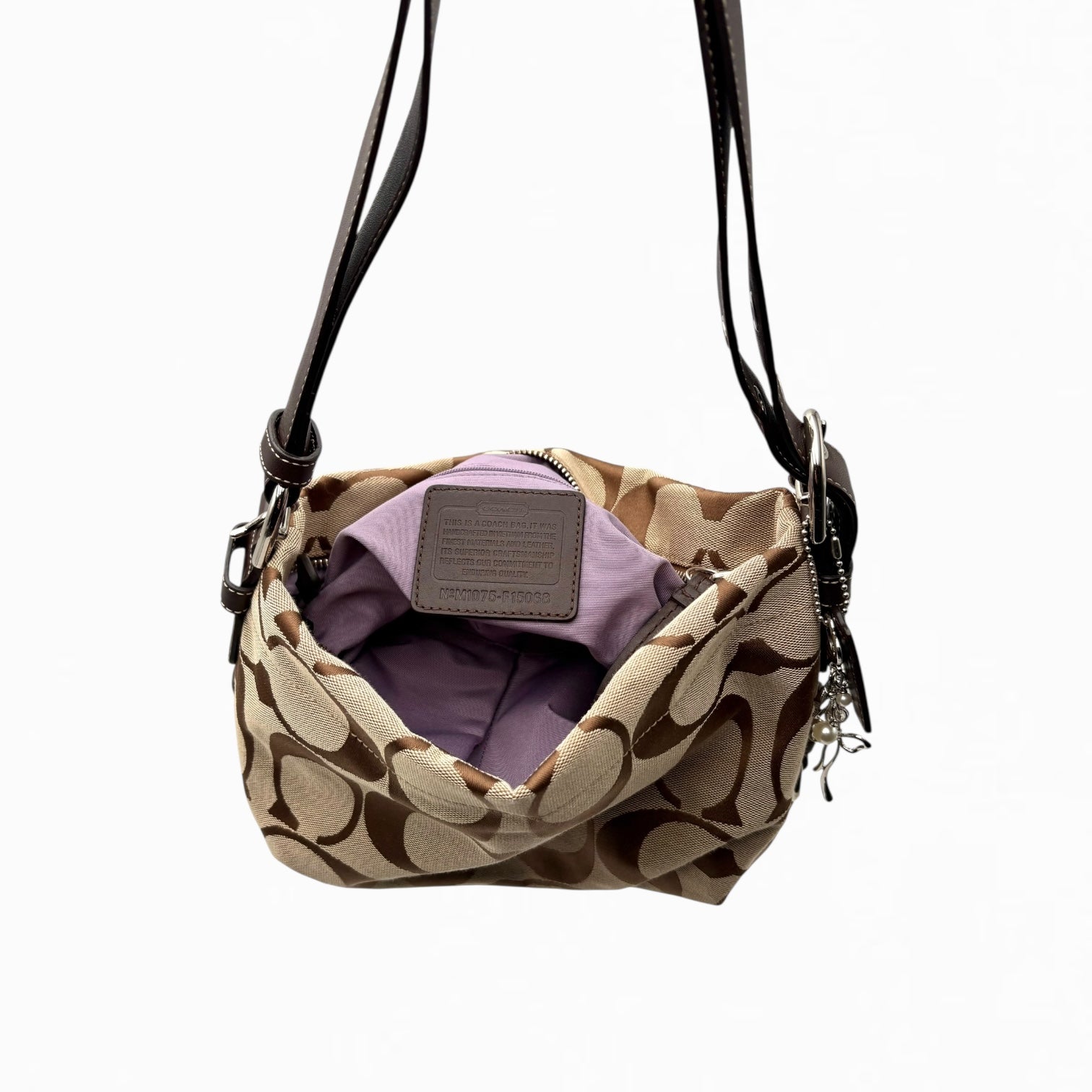 COACH MONOGRAM HAND BAG