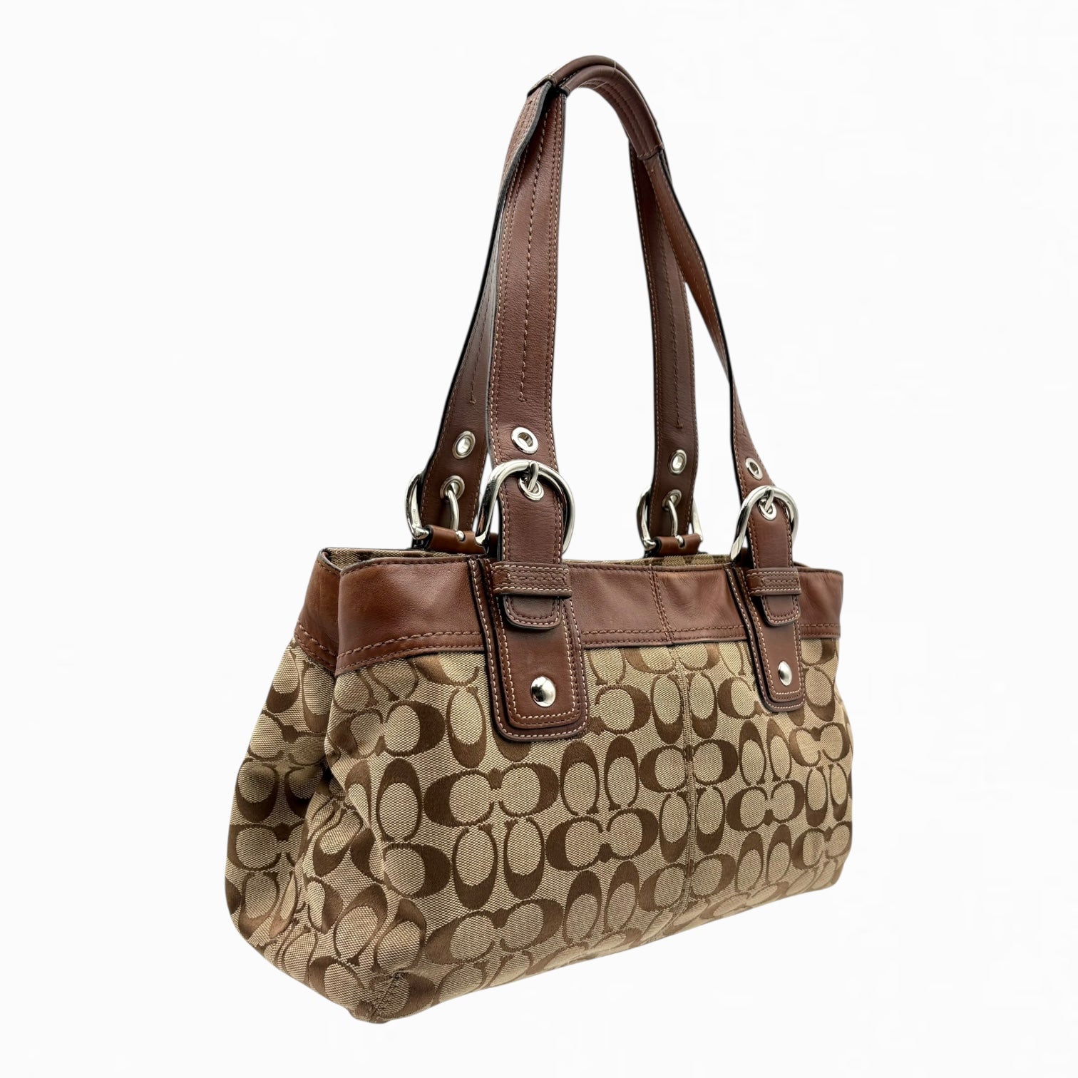 COACH MONOGRAM HAND BAG