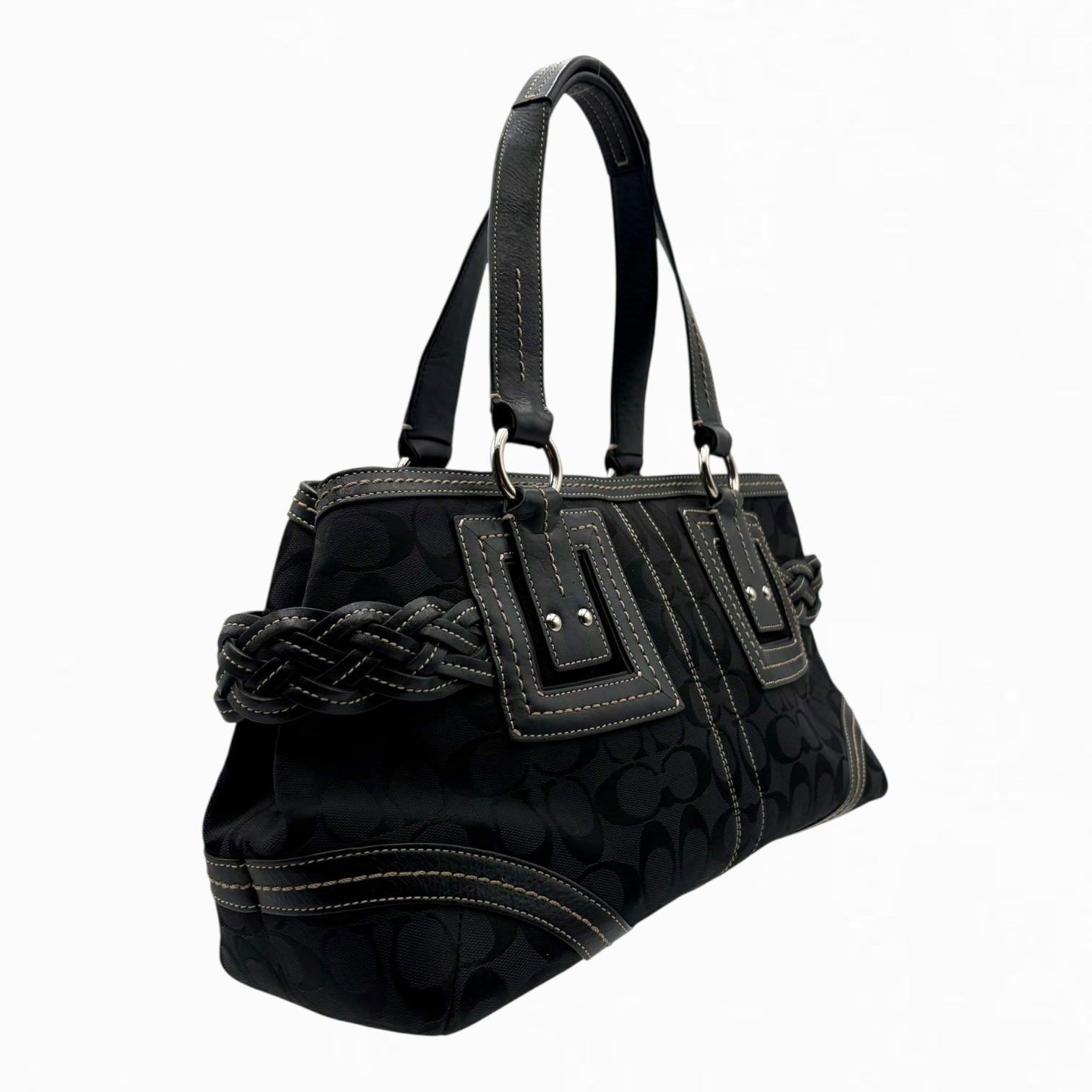 COACH MONOGRAM HAND BAG