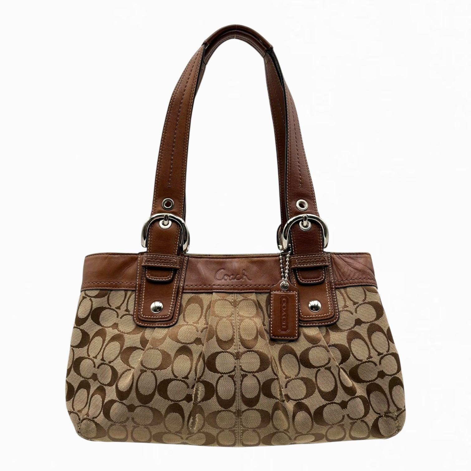 COACH MONOGRAM HAND BAG