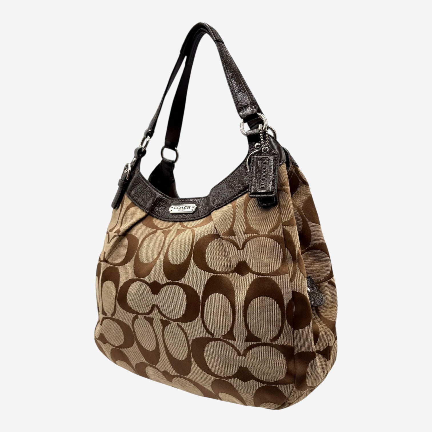 COACH MONOGRAM HOBO BAG