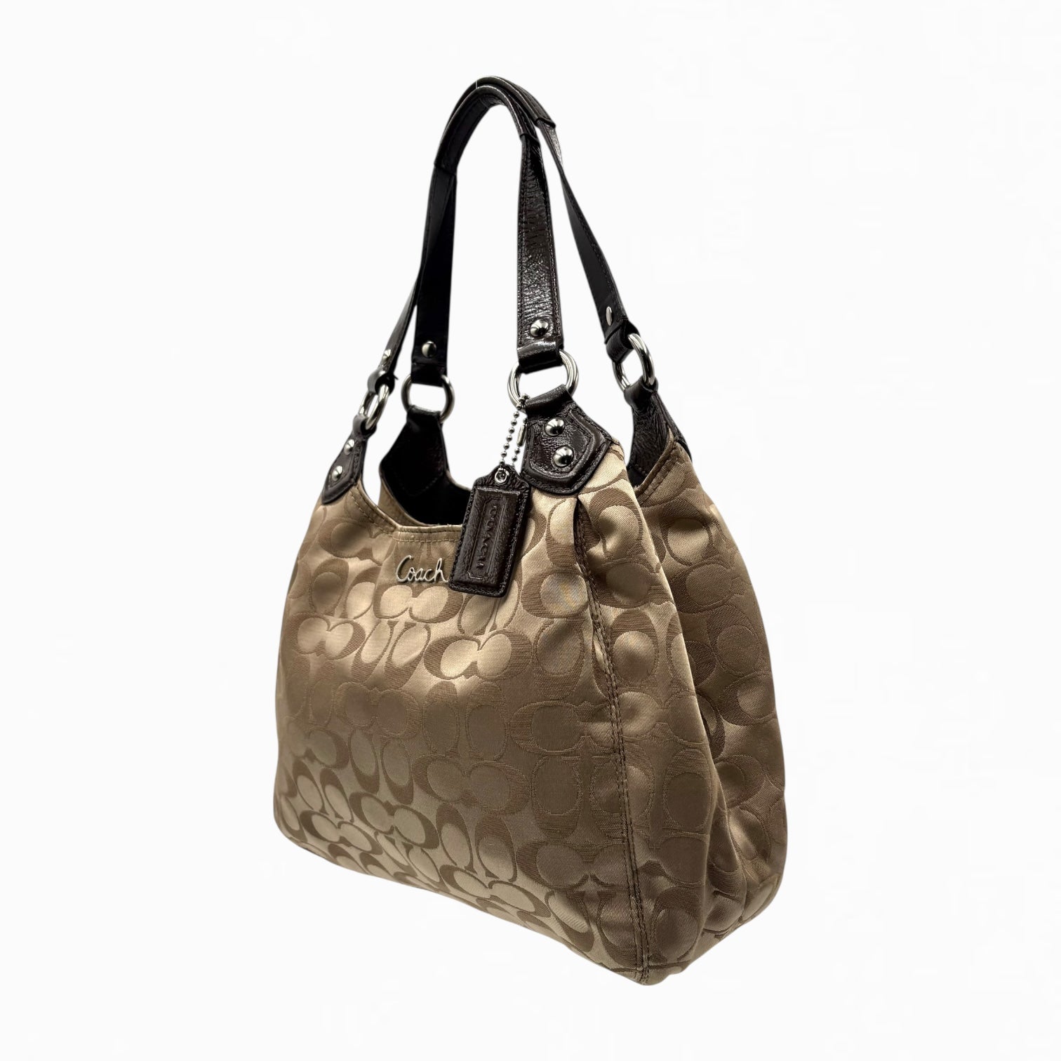COACH MONOGRAM HOBO BAG