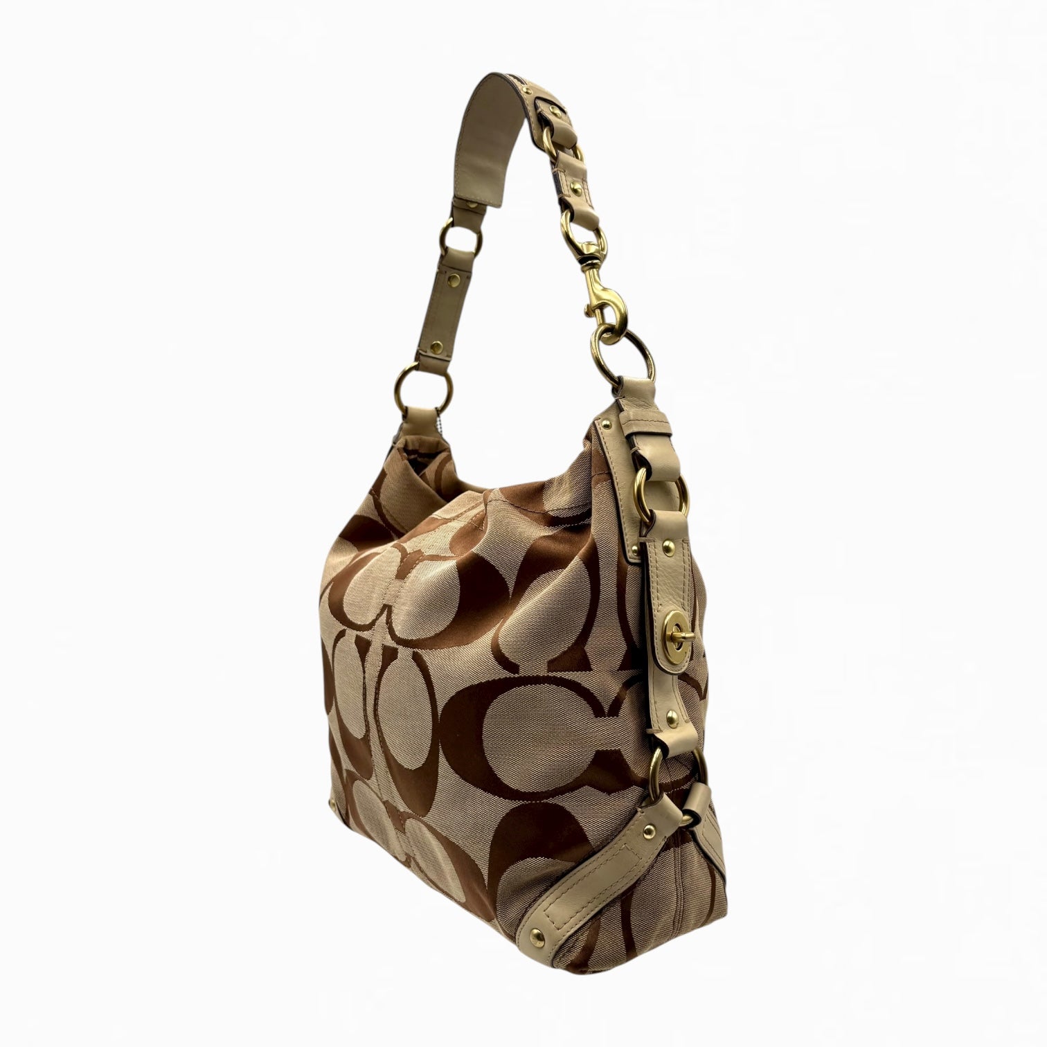 COACH MONOGRAM HOBO BAG