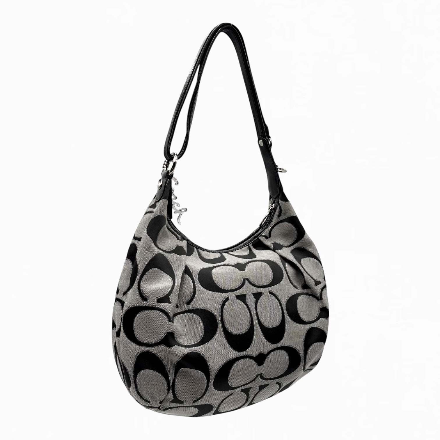 COACH POPPY MONOGRAM HAND BAG