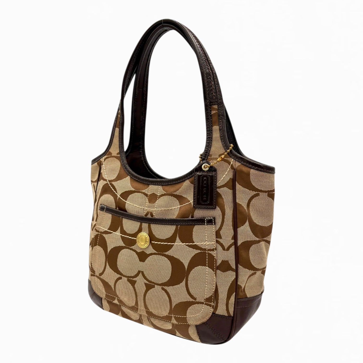 COACH MONOGRAM HAND BAG