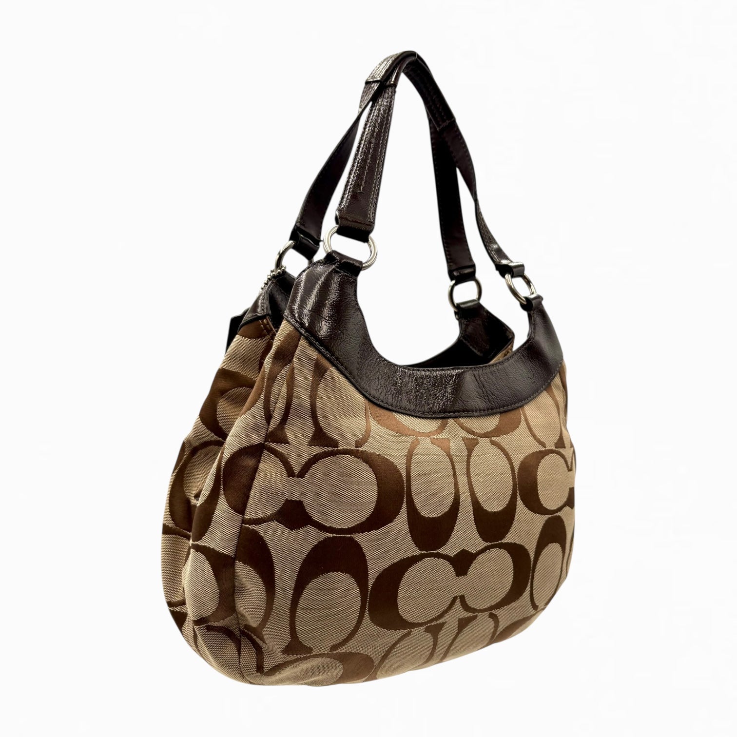 COACH MONOGRAM HOBO BAG