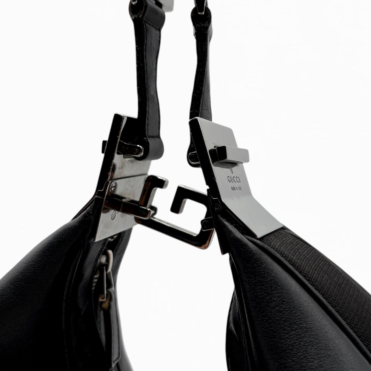 GUCCI BY TOM FORD LEATHER HOBO BAG