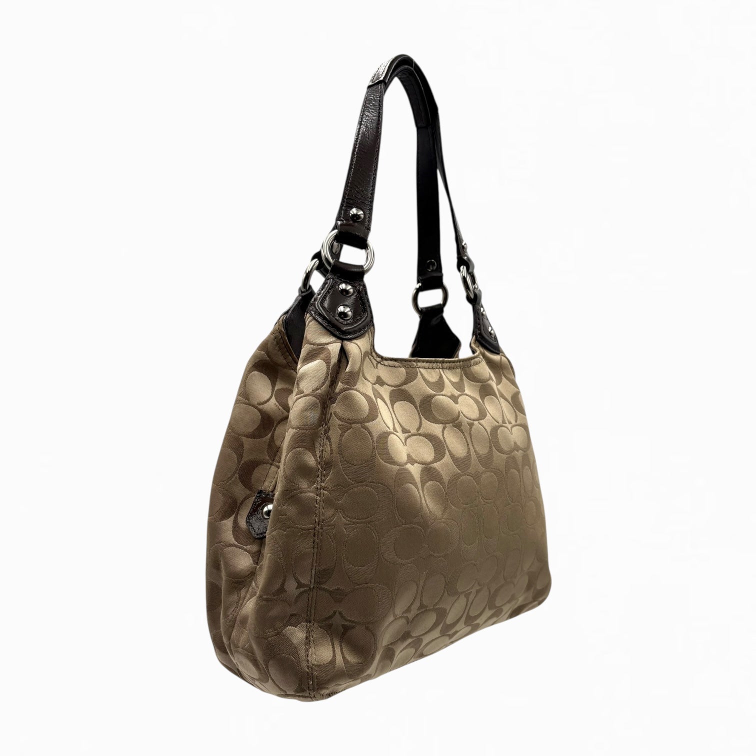 COACH MONOGRAM HOBO BAG