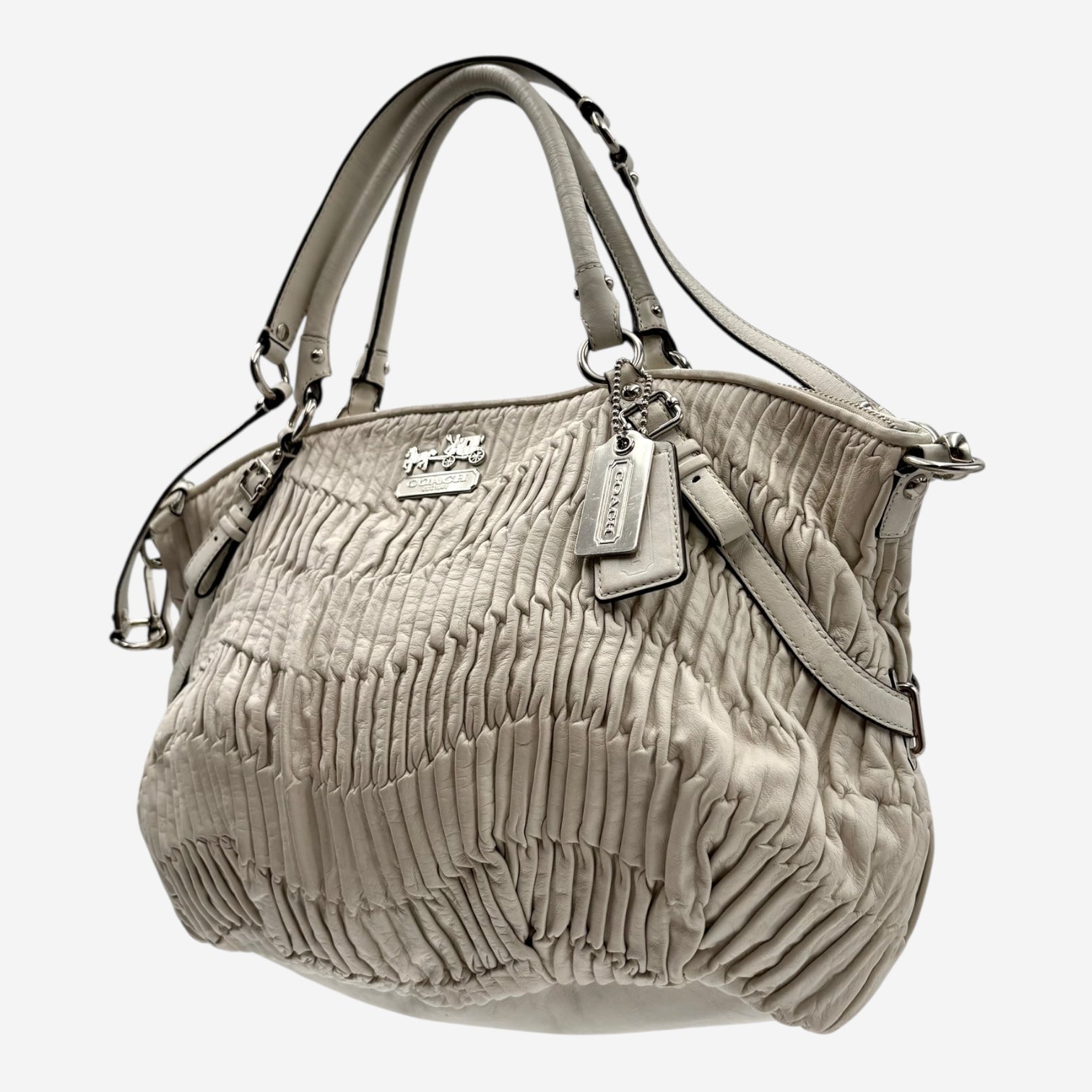 COACH LEATHER HAND BAG