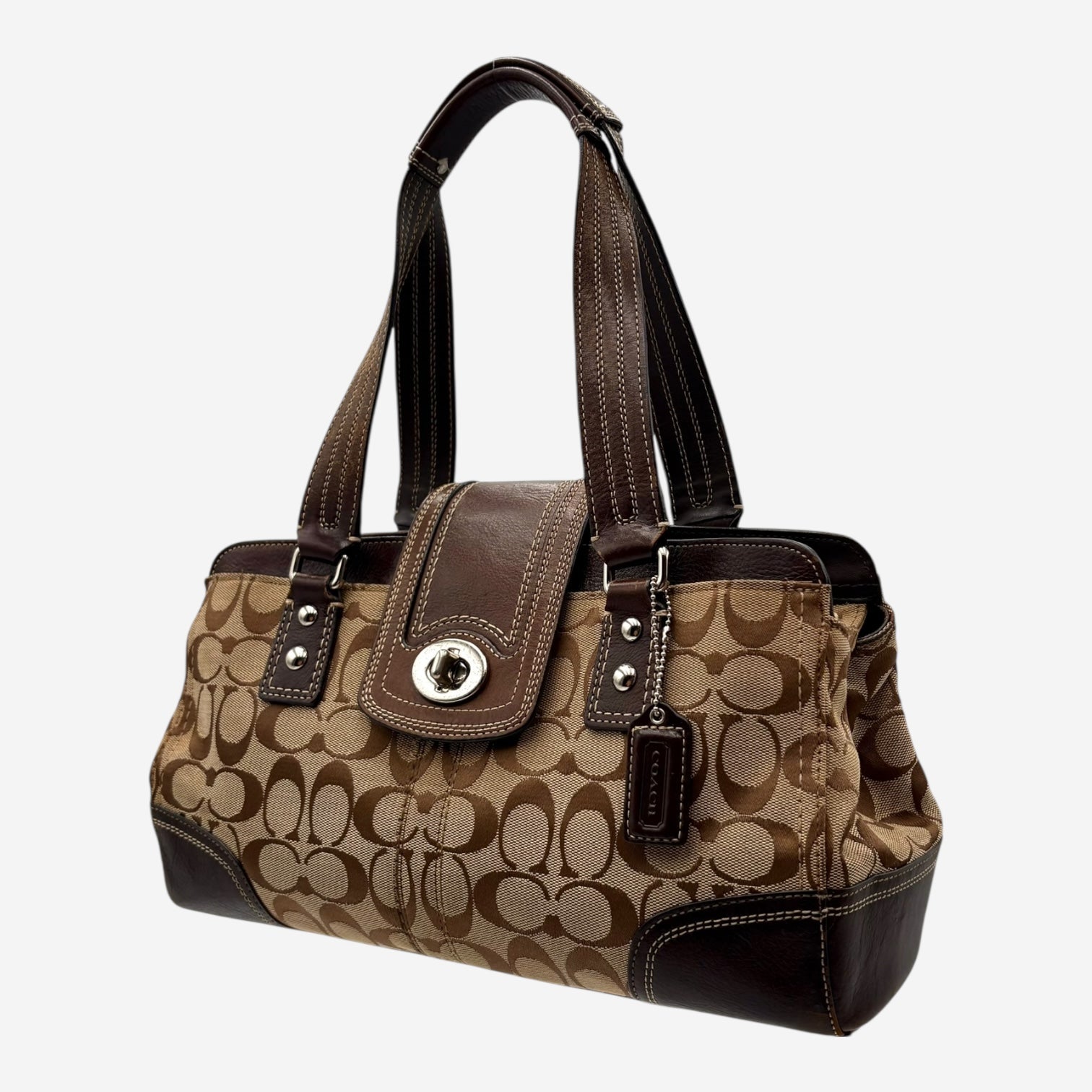 COACH MONOGRAM HAND BAG
