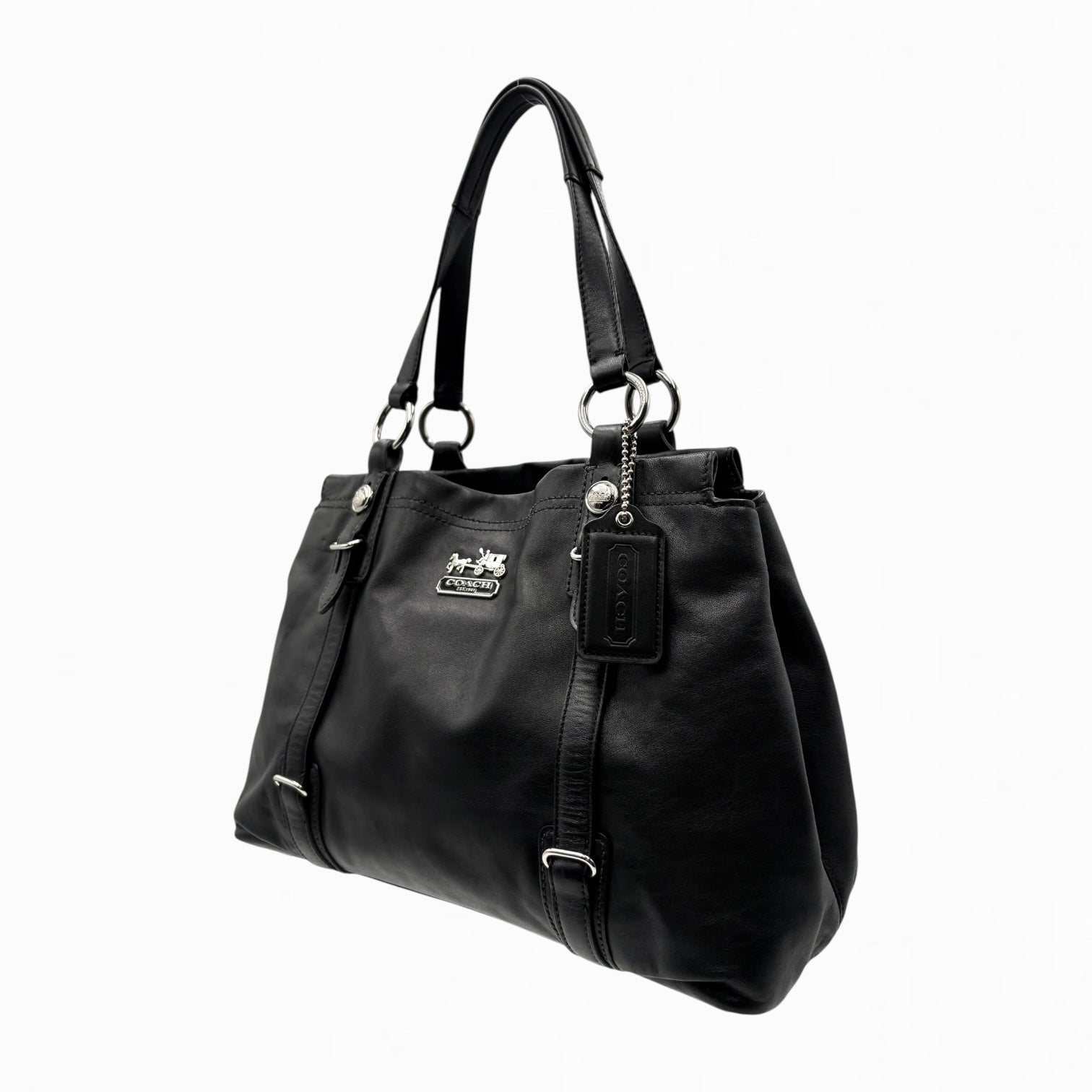 COACH LEATHER HAND BAG