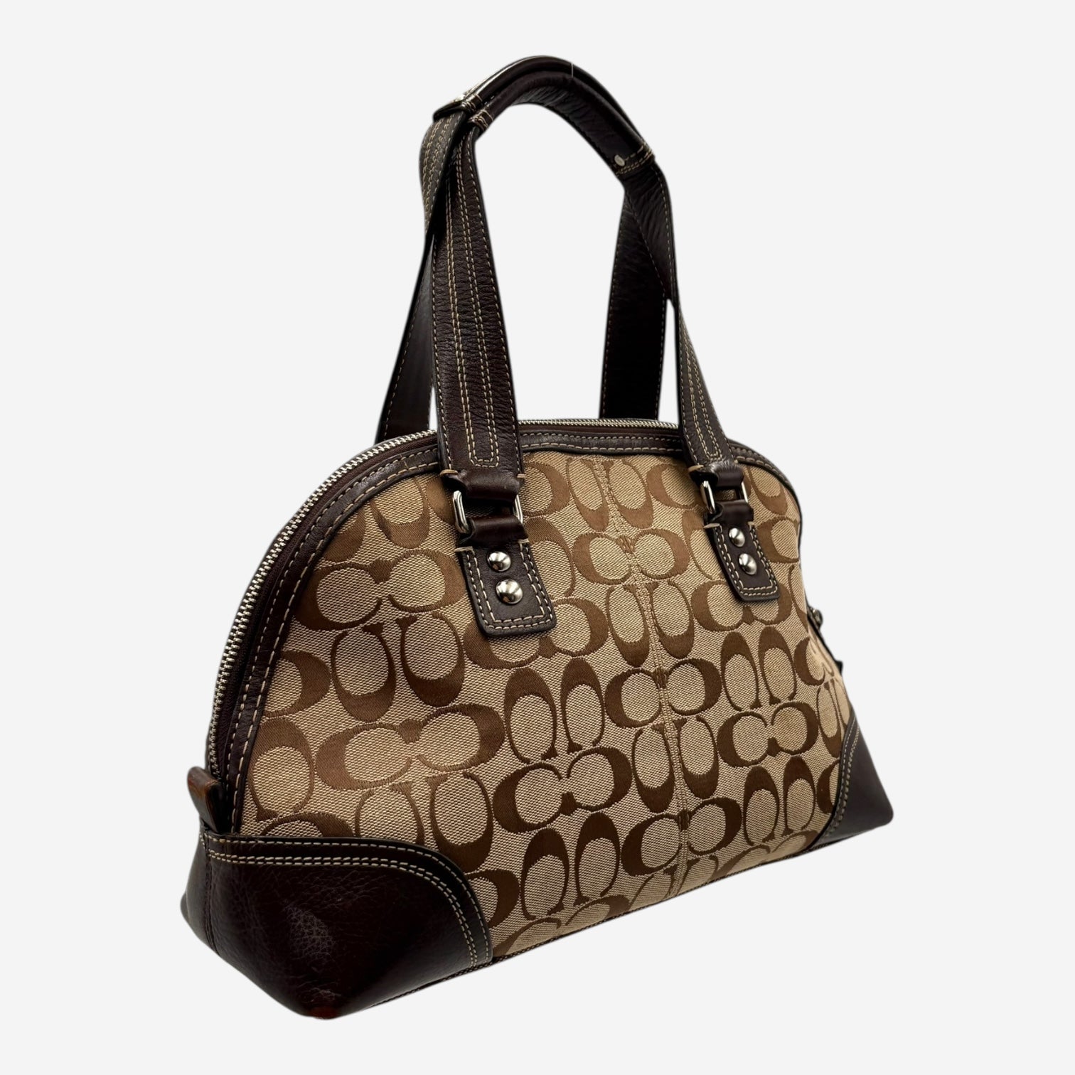 COACH MONOGRAM HAND BAG