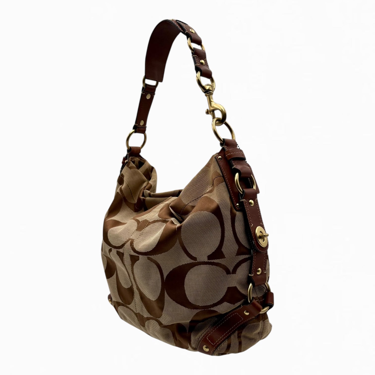 COACH MONOGRAM HAND BAG