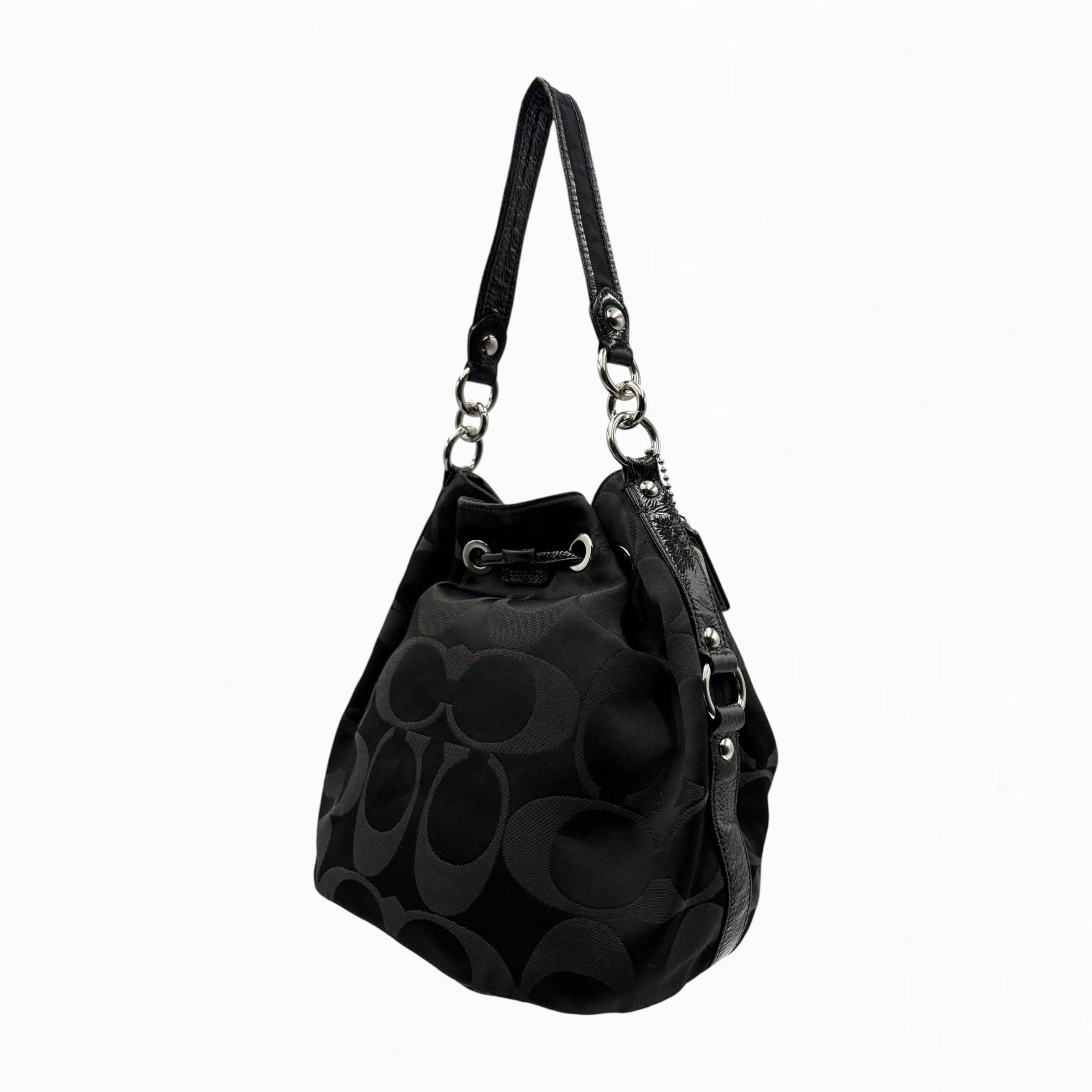 COACH MONOGRAM BUCKET BAG