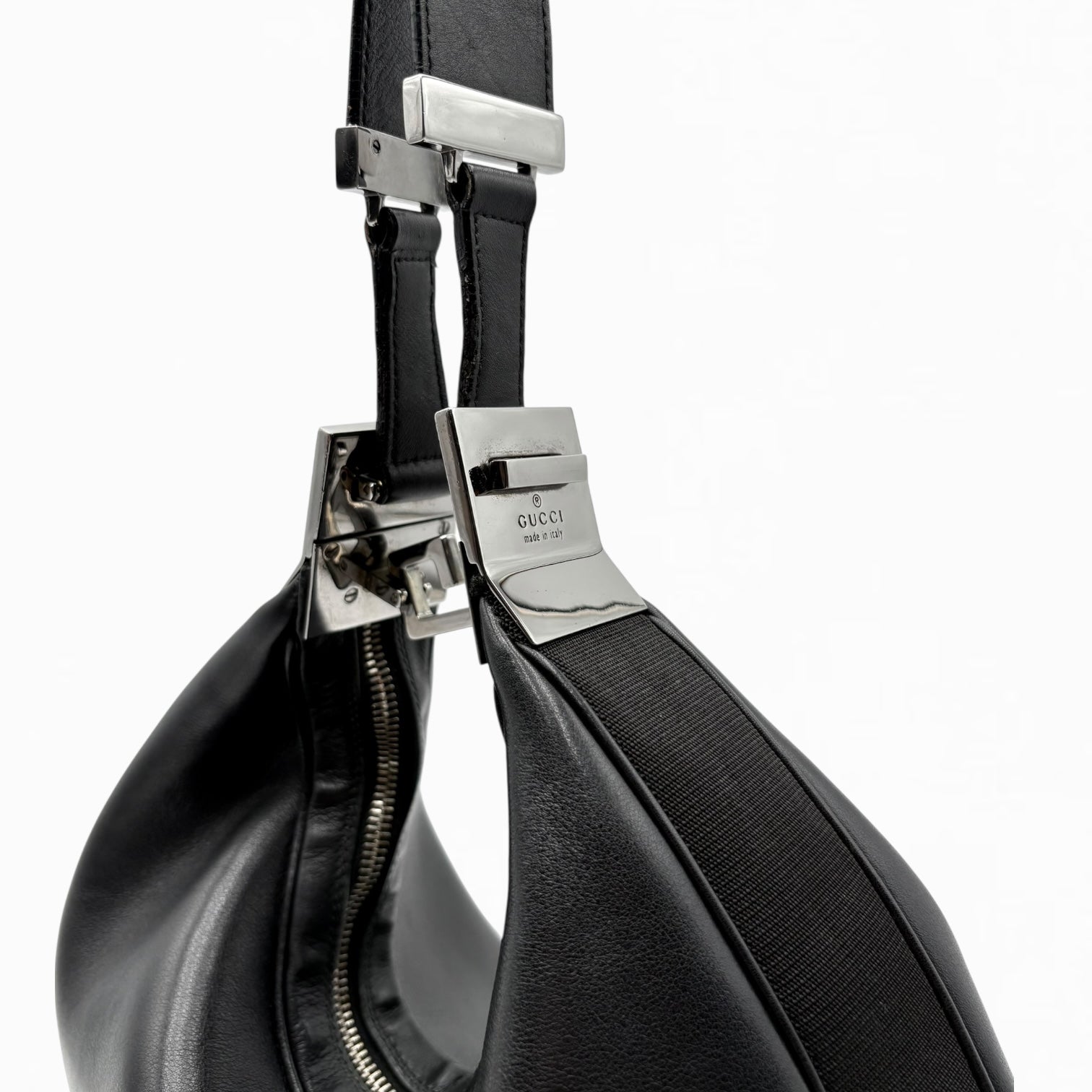 GUCCI BY TOM FORD LEATHER HOBO BAG