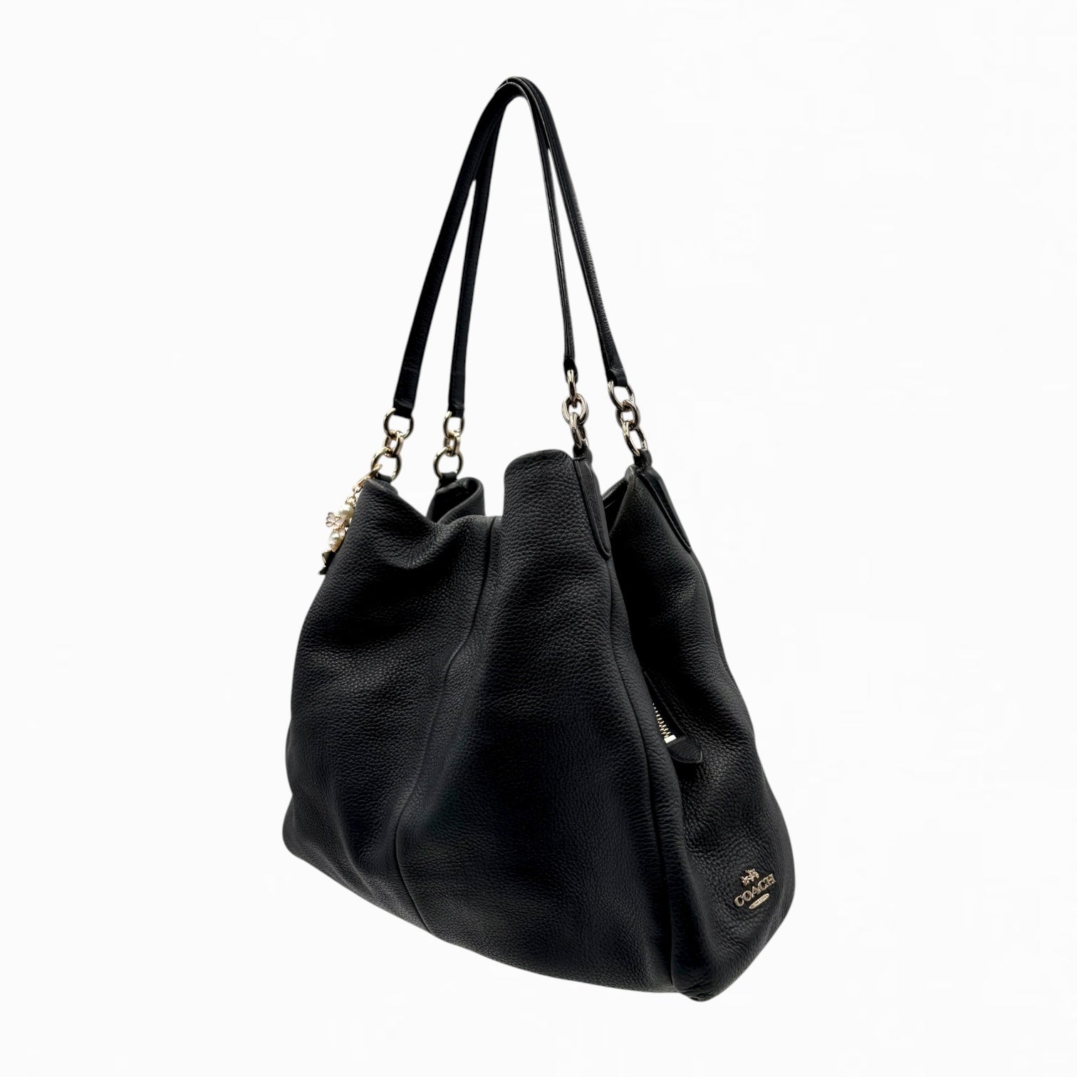 COACH LEATHER HOBO BAG
