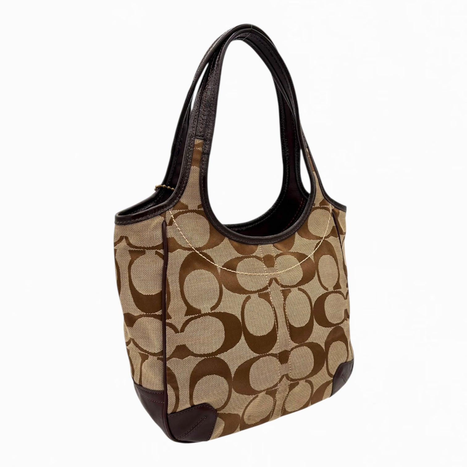 COACH MONOGRAM HAND BAG