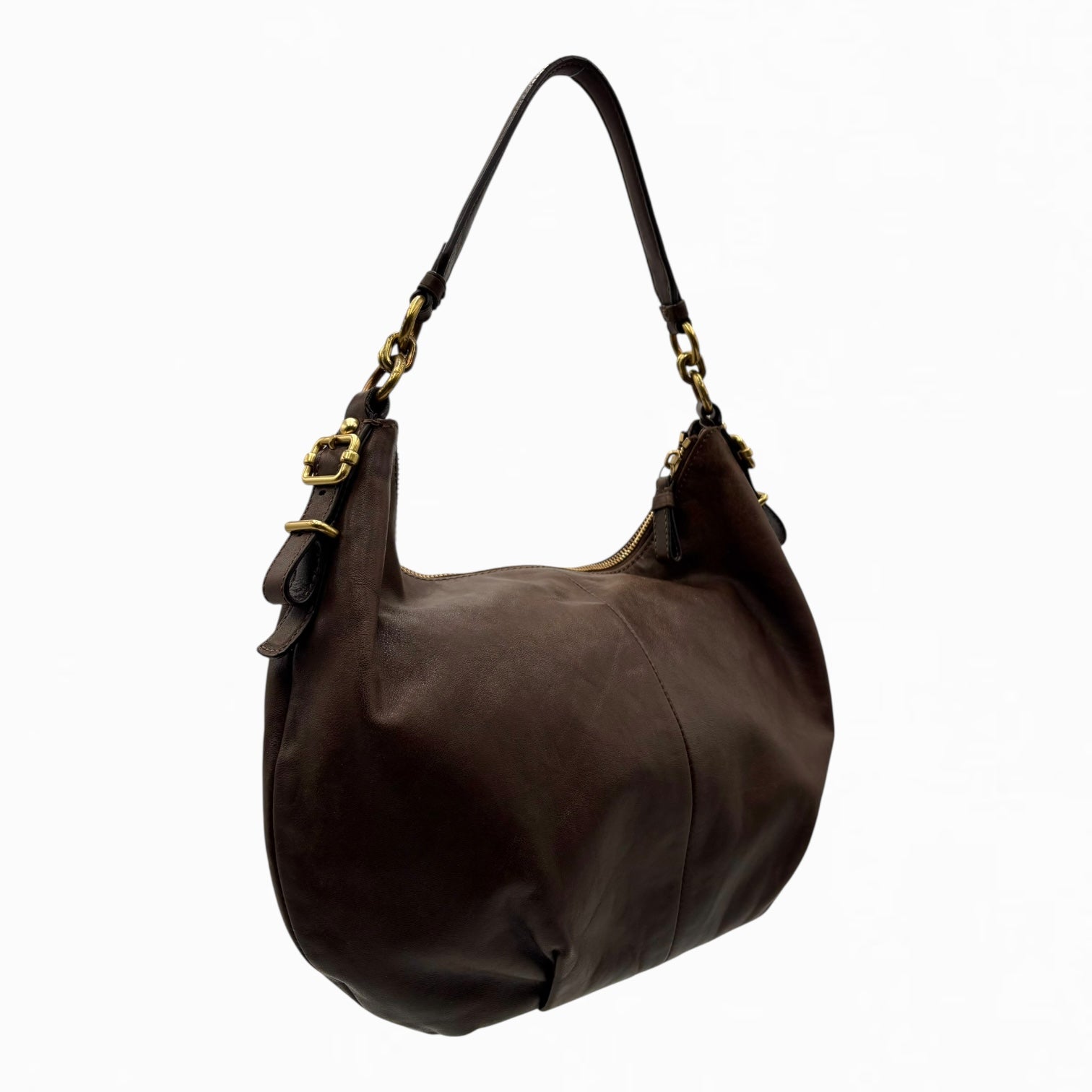 COACH LEATHER HOBO BAG