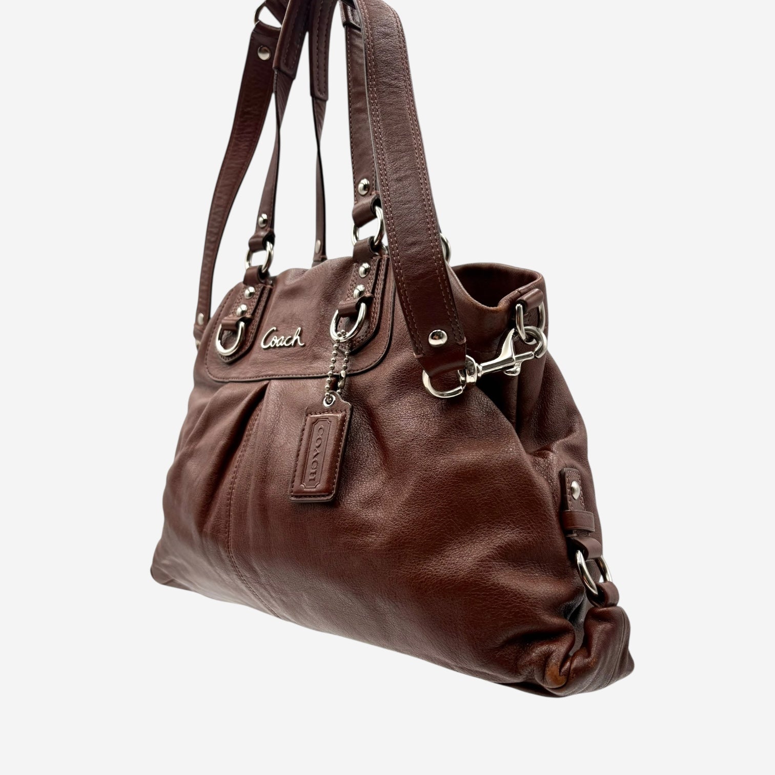 COACH LEATHER HAND BAG