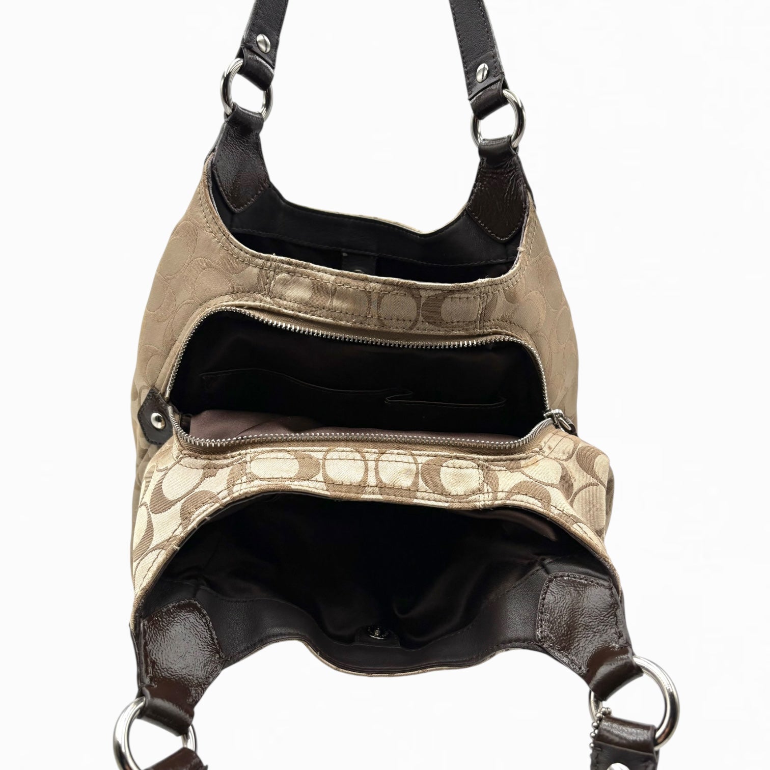 COACH MONOGRAM HOBO BAG