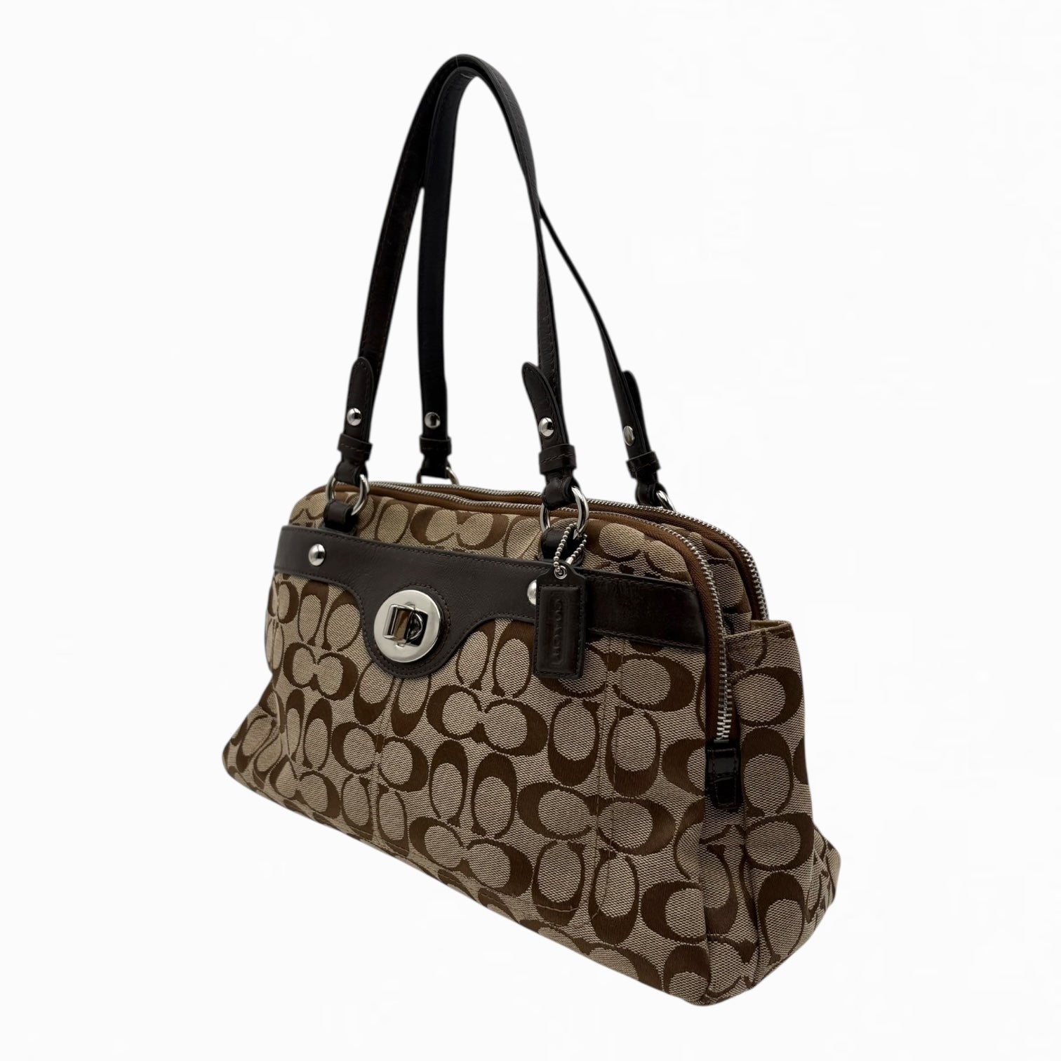 COACH MONOGRAM HAND BAG