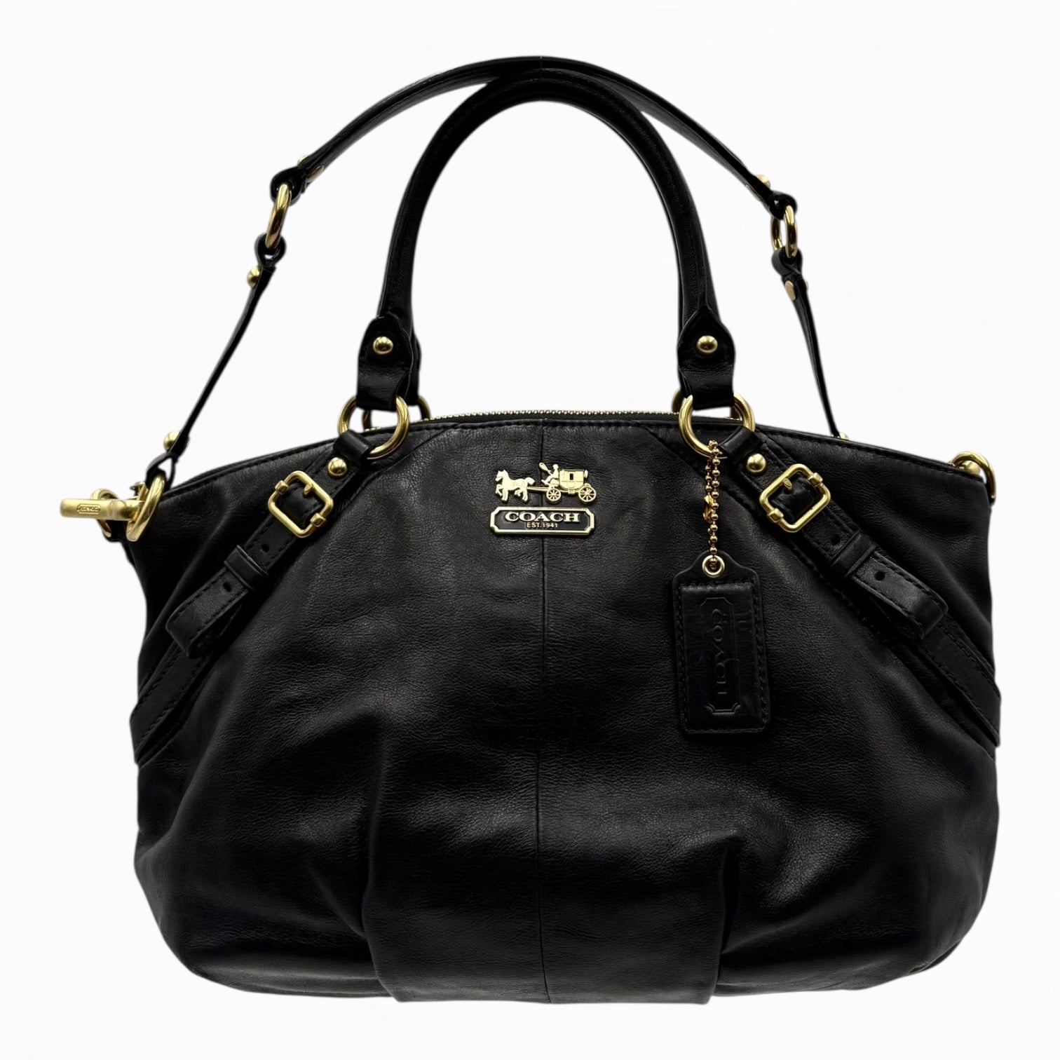 COACH LEATHER HAND BAG