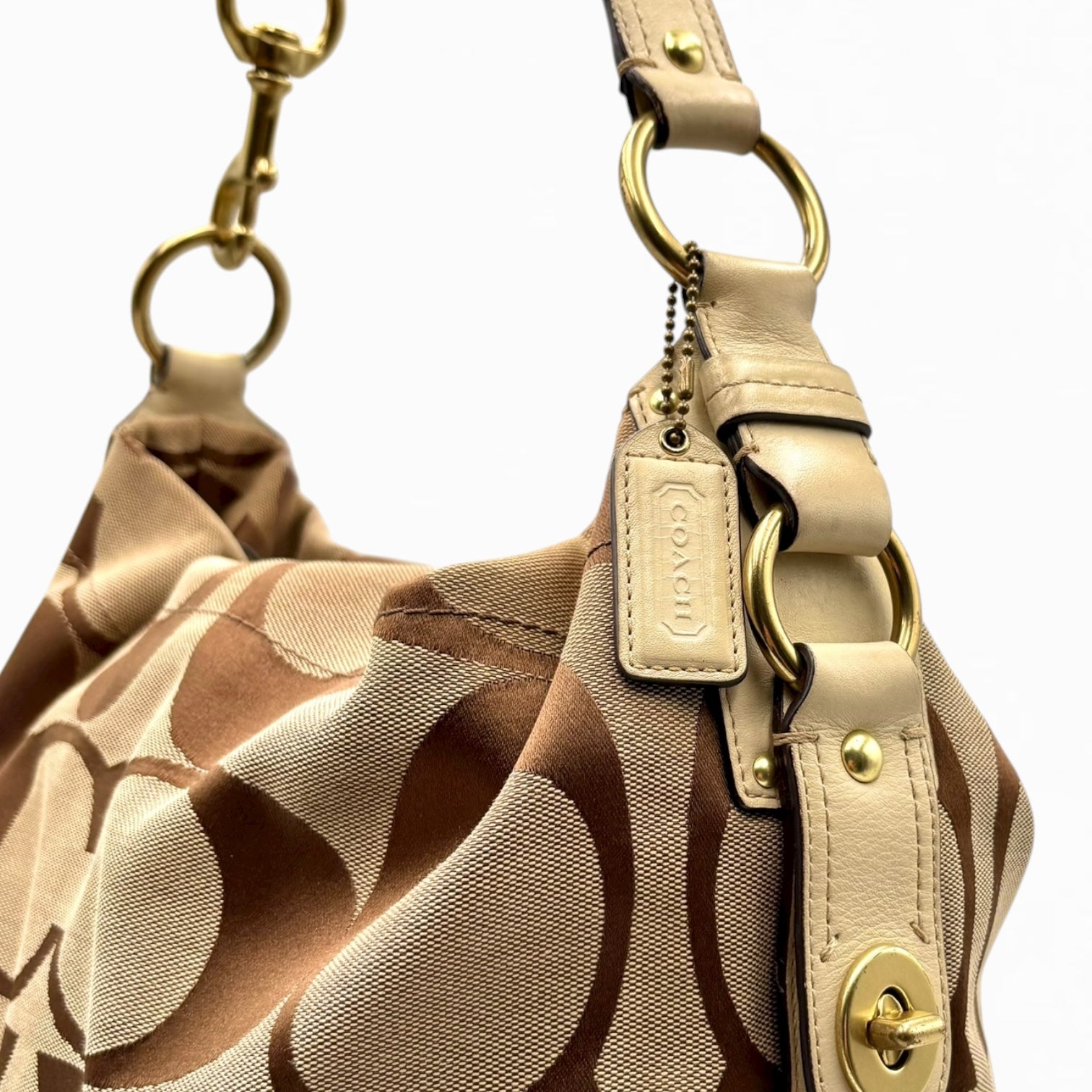 COACH MONOGRAM HOBO BAG