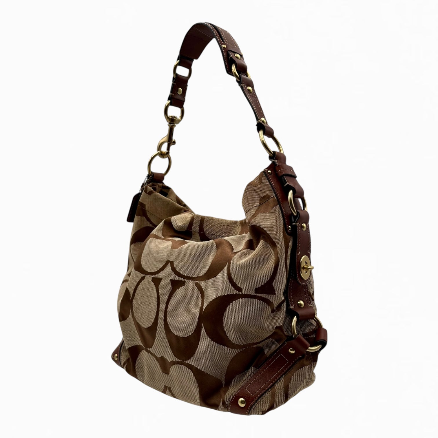 COACH MONOGRAM HAND BAG