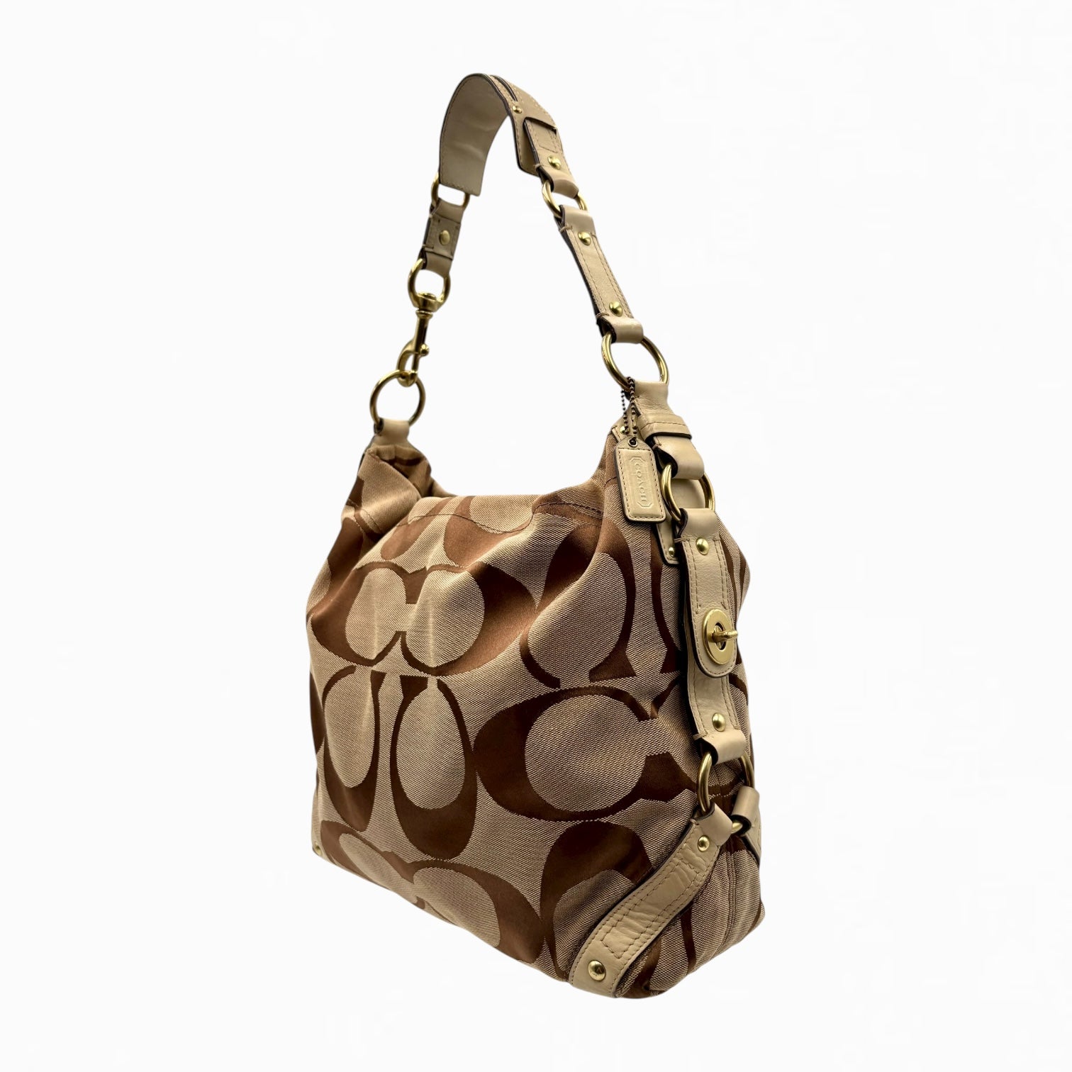 COACH MONOGRAM HOBO BAG