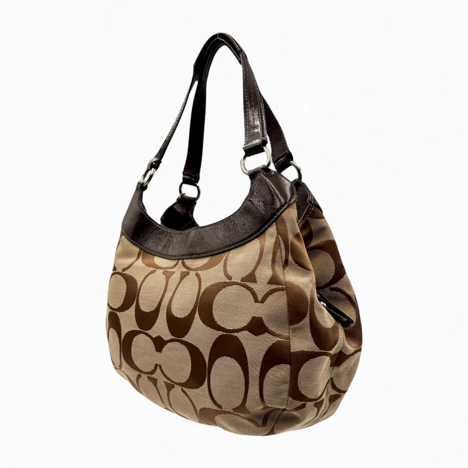 COACH MONOGRAM HOBO BAG