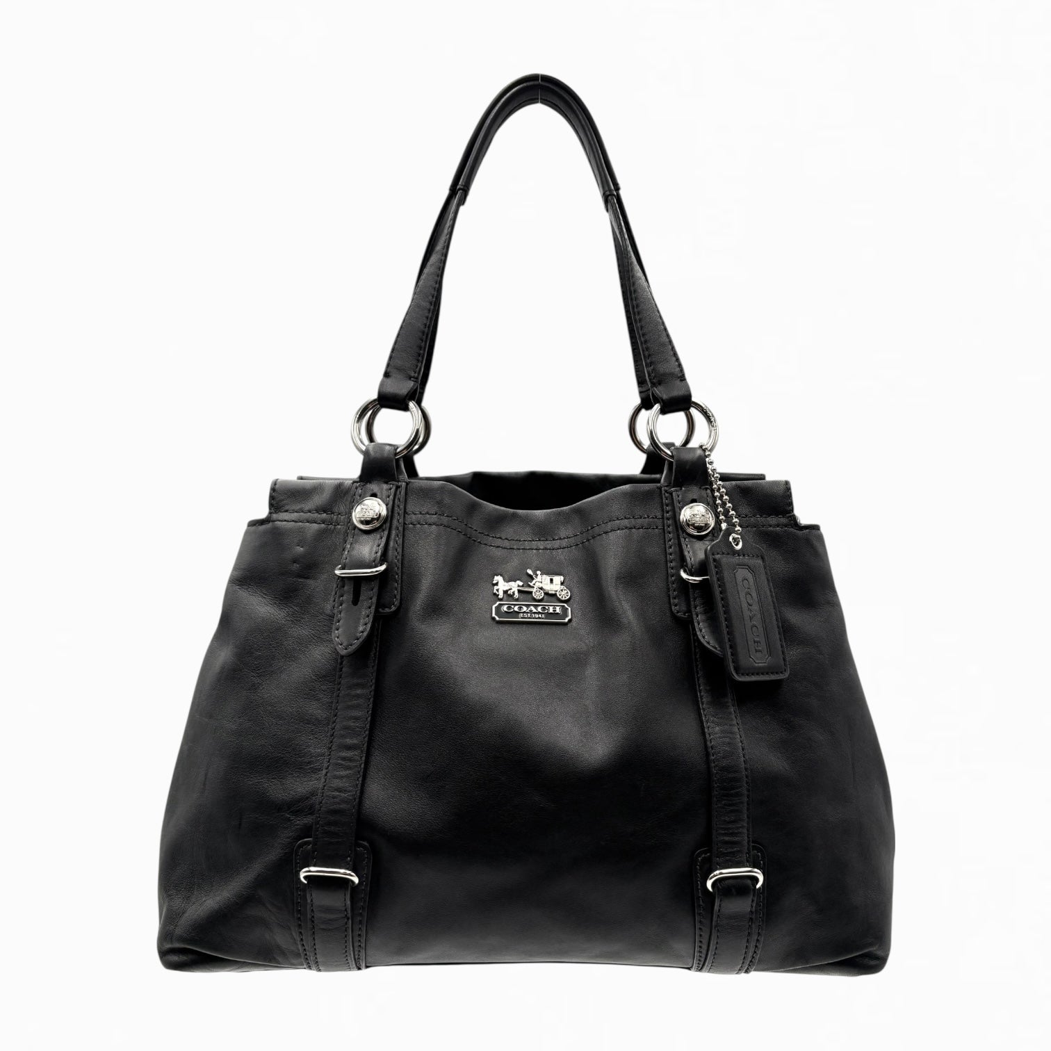 COACH LEATHER HAND BAG