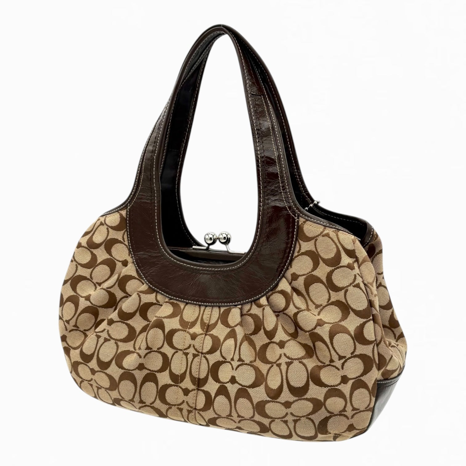 COACH MONOGRAM HAND BAG