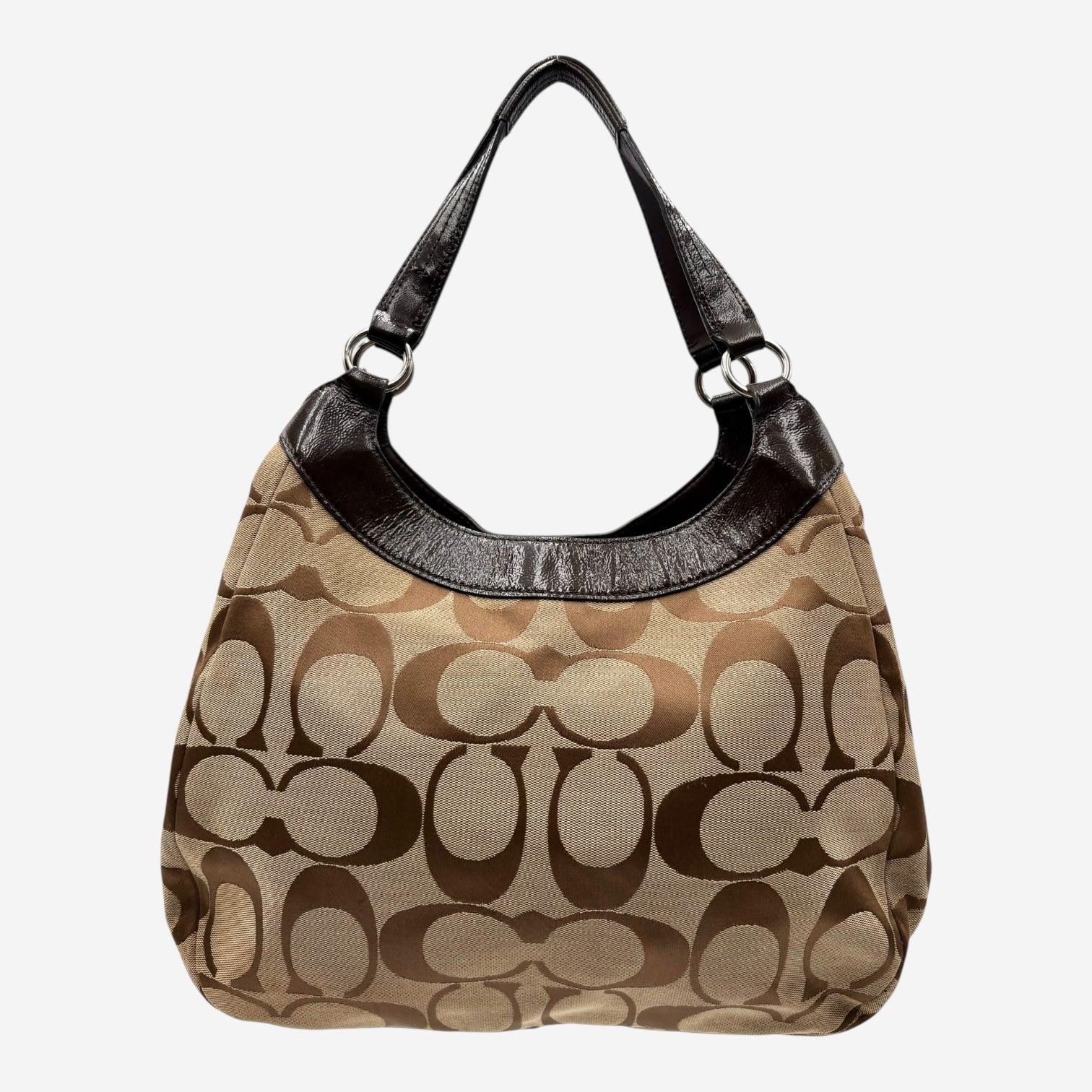 COACH MONOGRAM HOBO BAG