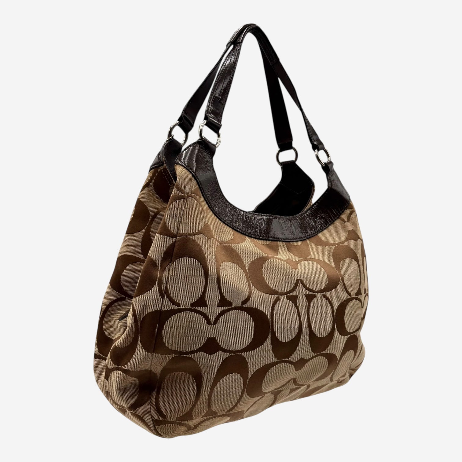 COACH MONOGRAM HOBO BAG