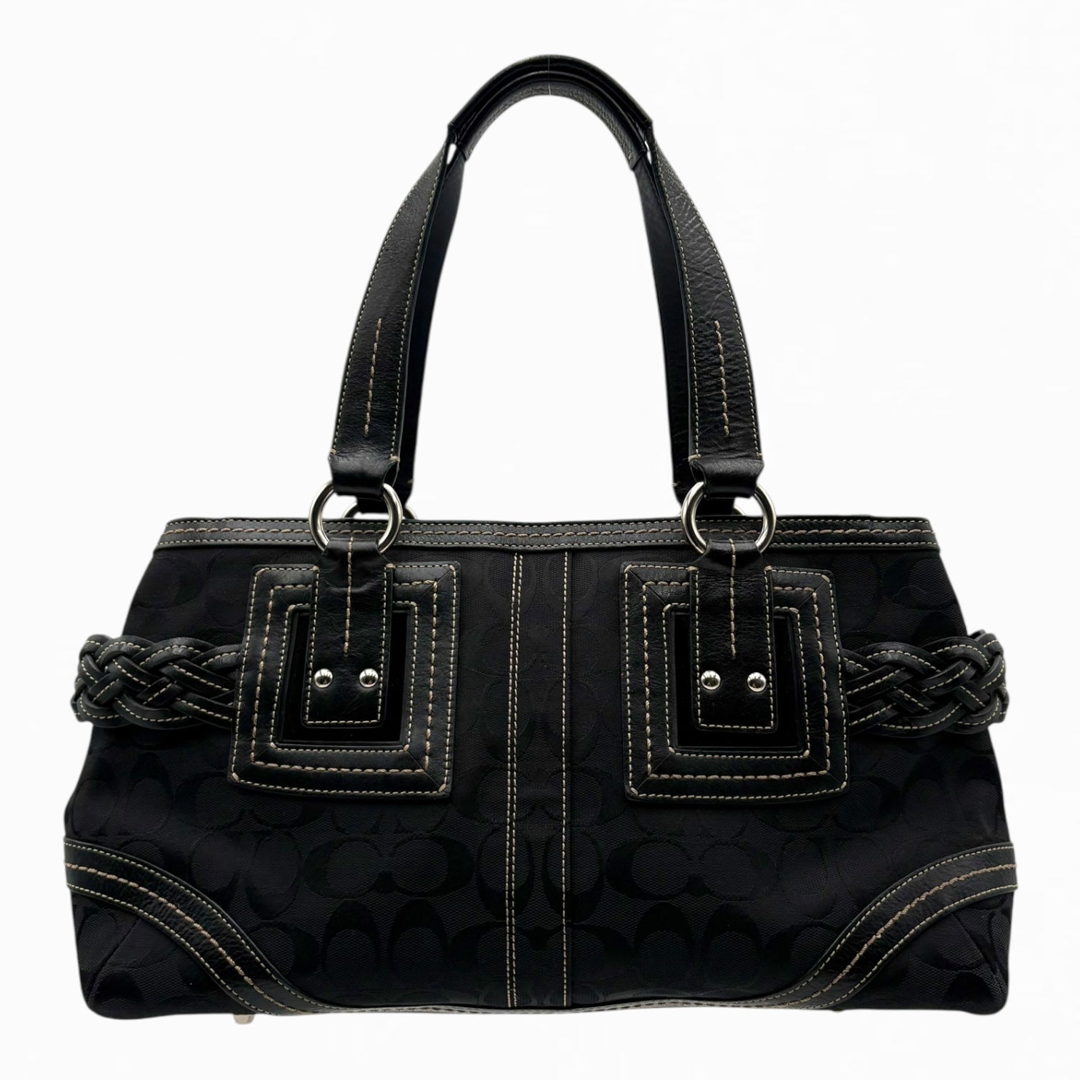 COACH MONOGRAM HAND BAG