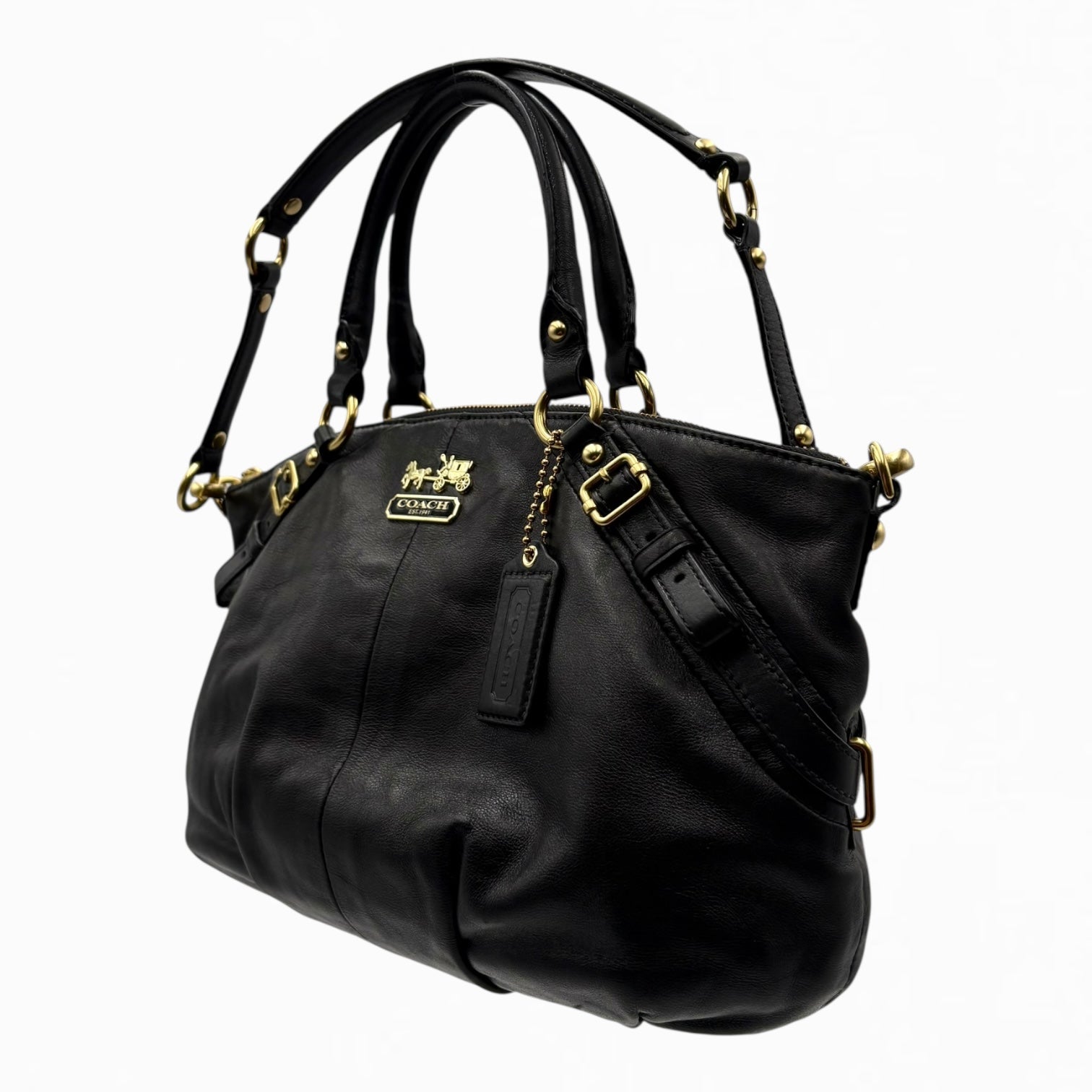 COACH LEATHER HAND BAG