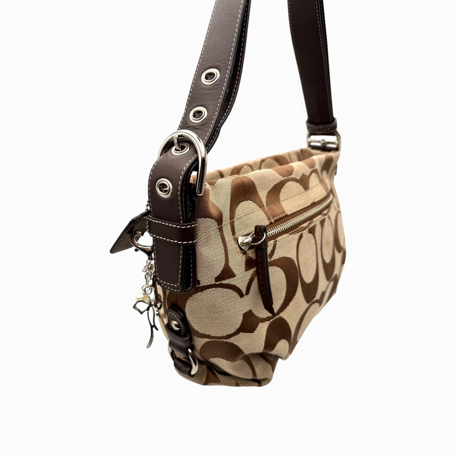 COACH MONOGRAM HAND BAG