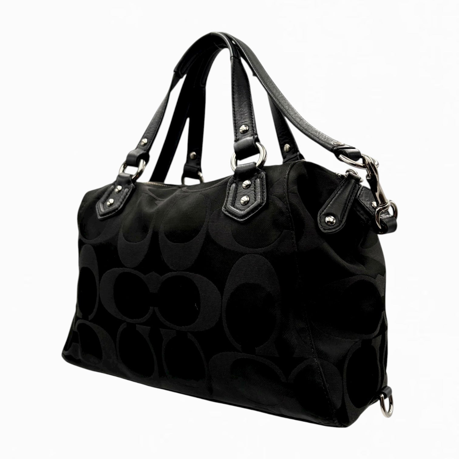COACH MONOGRAM HAND BAG