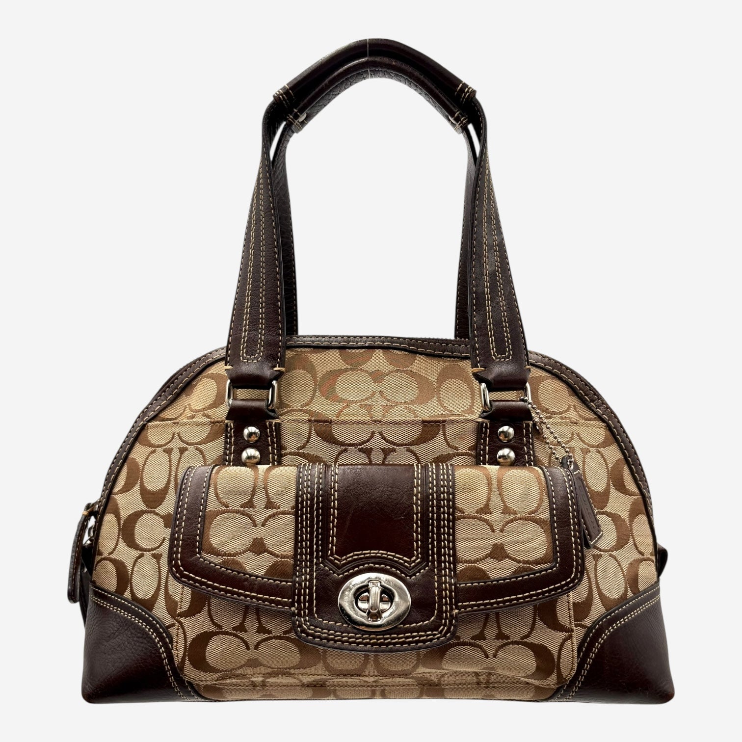 COACH MONOGRAM HAND BAG