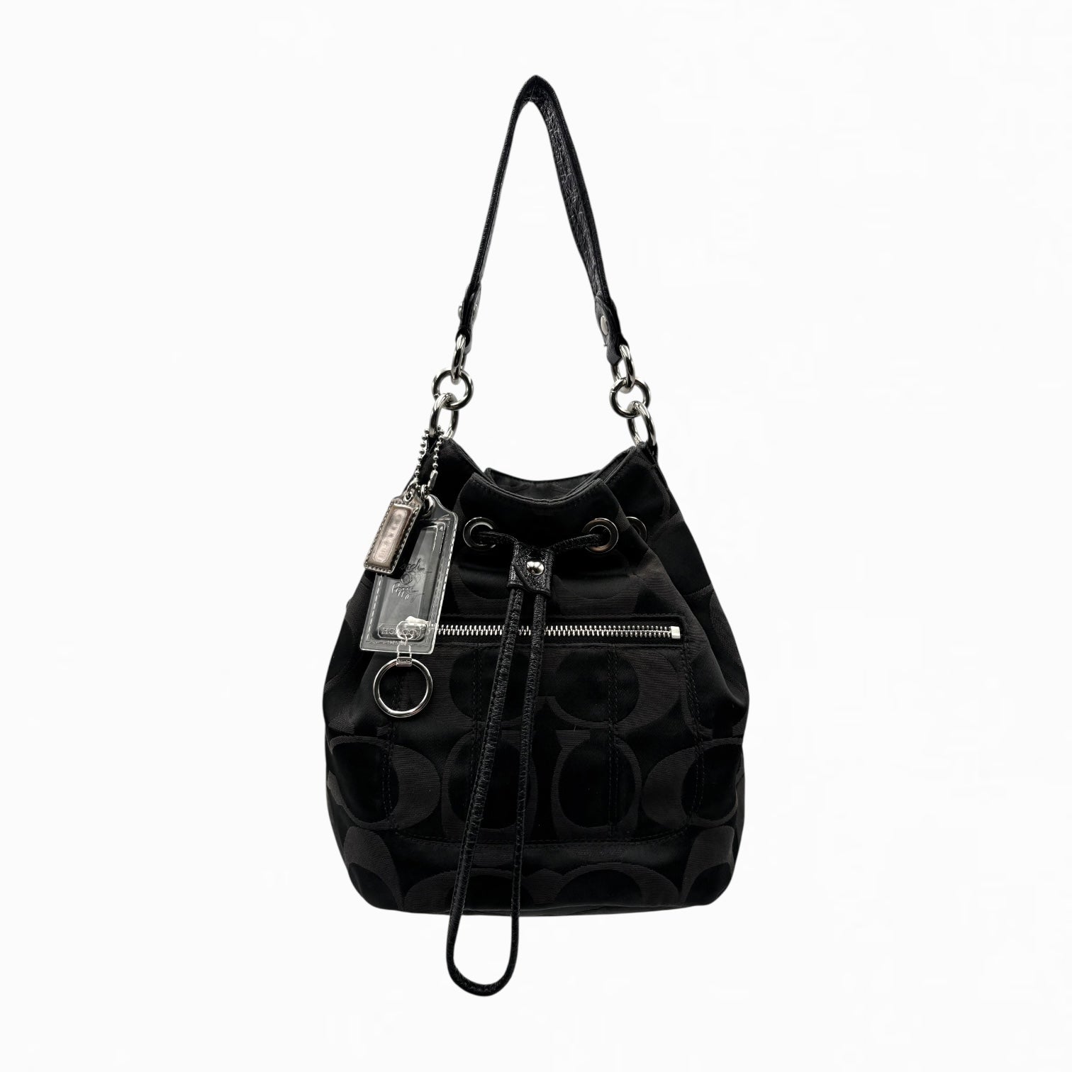 COACH MONOGRAM BUCKET BAG