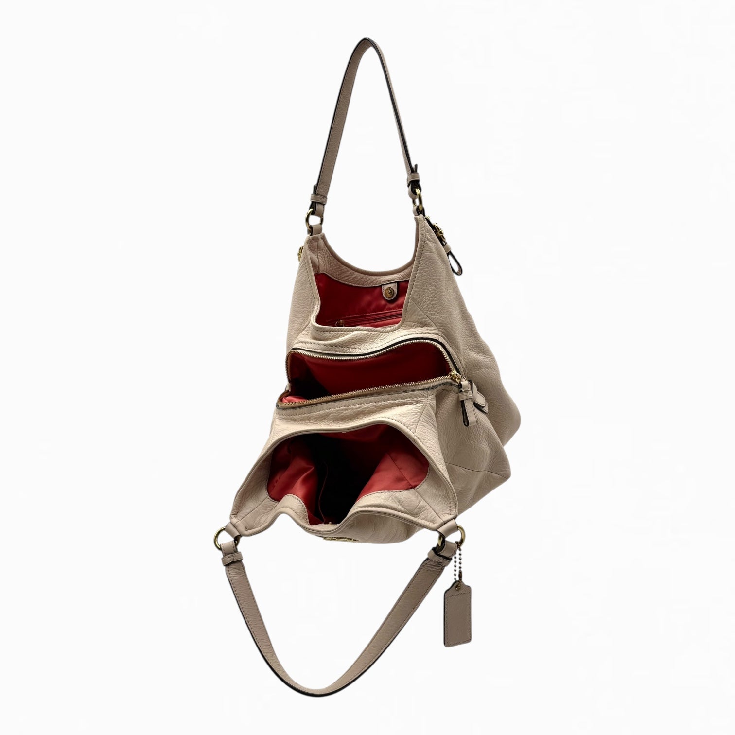 COACH LEATHER HOBO BAG