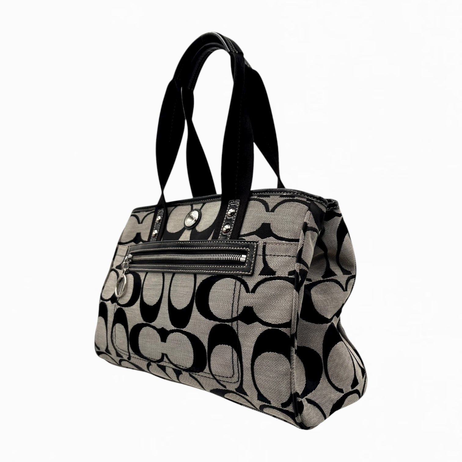 COACH MONOGRAM HAND BAG