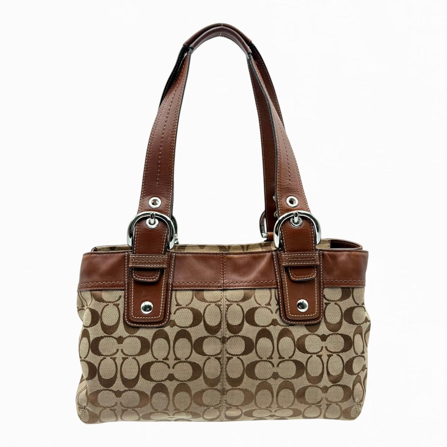COACH MONOGRAM HAND BAG