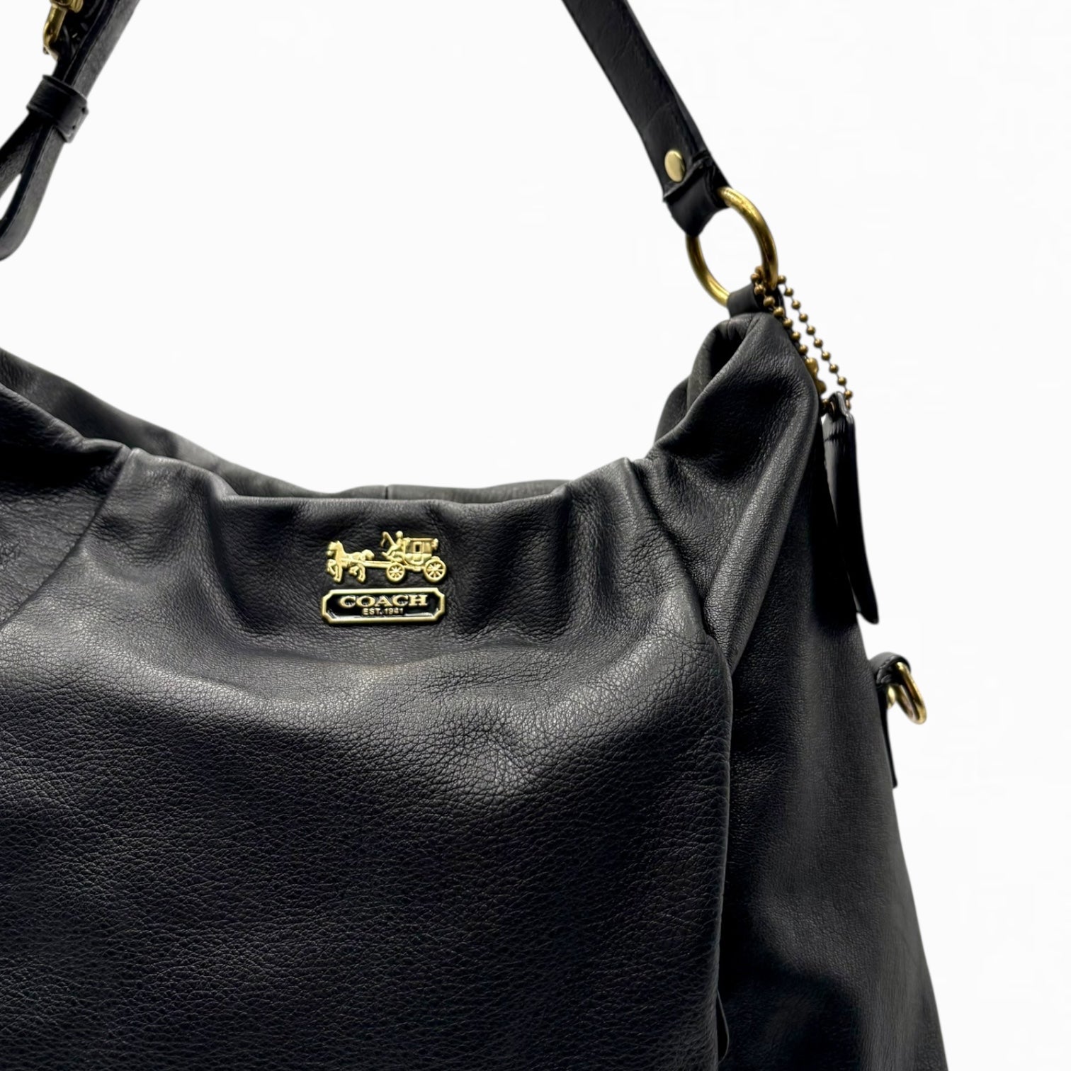 COACH LEATHER HOBO BAG