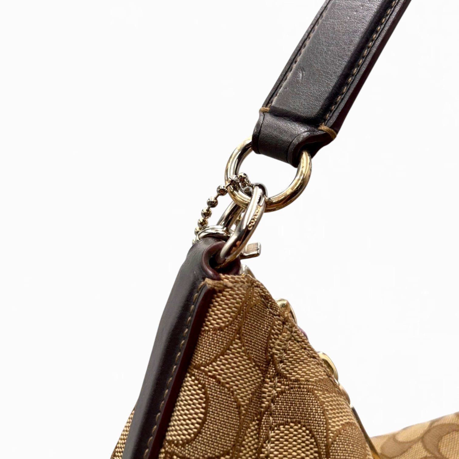 COACH MONOGRAM HOBO BAG