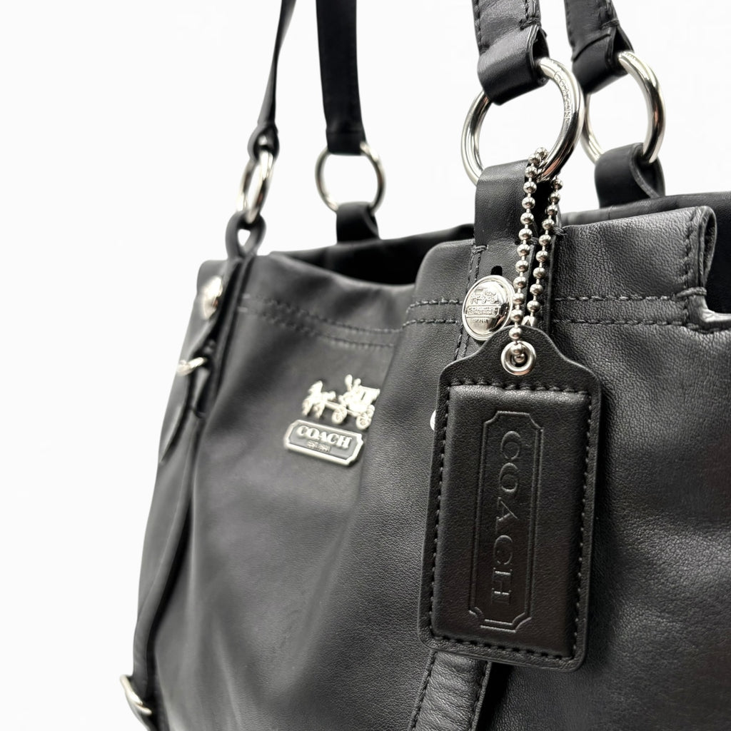 COACH LEATHER HAND BAG
