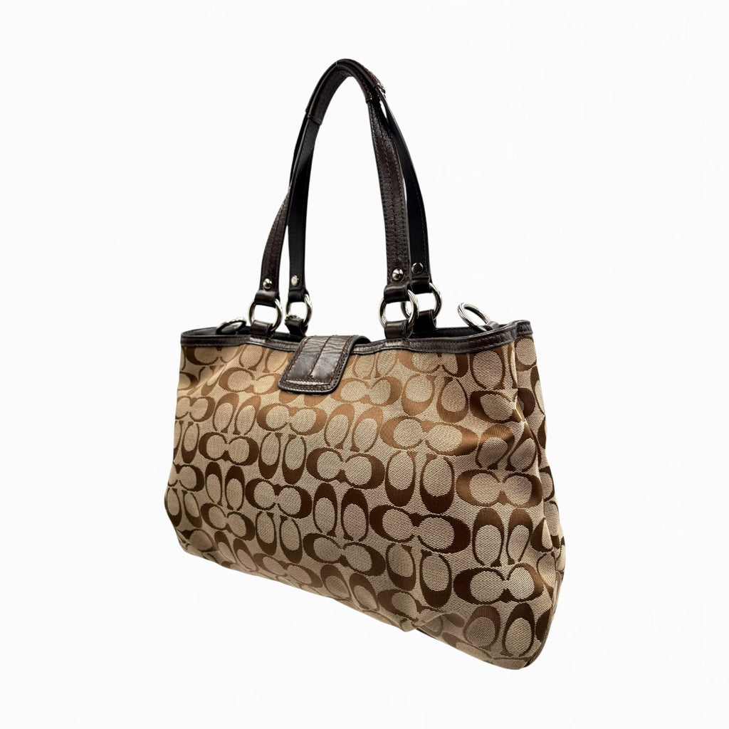 COACH MONOGRAM HAND BAG