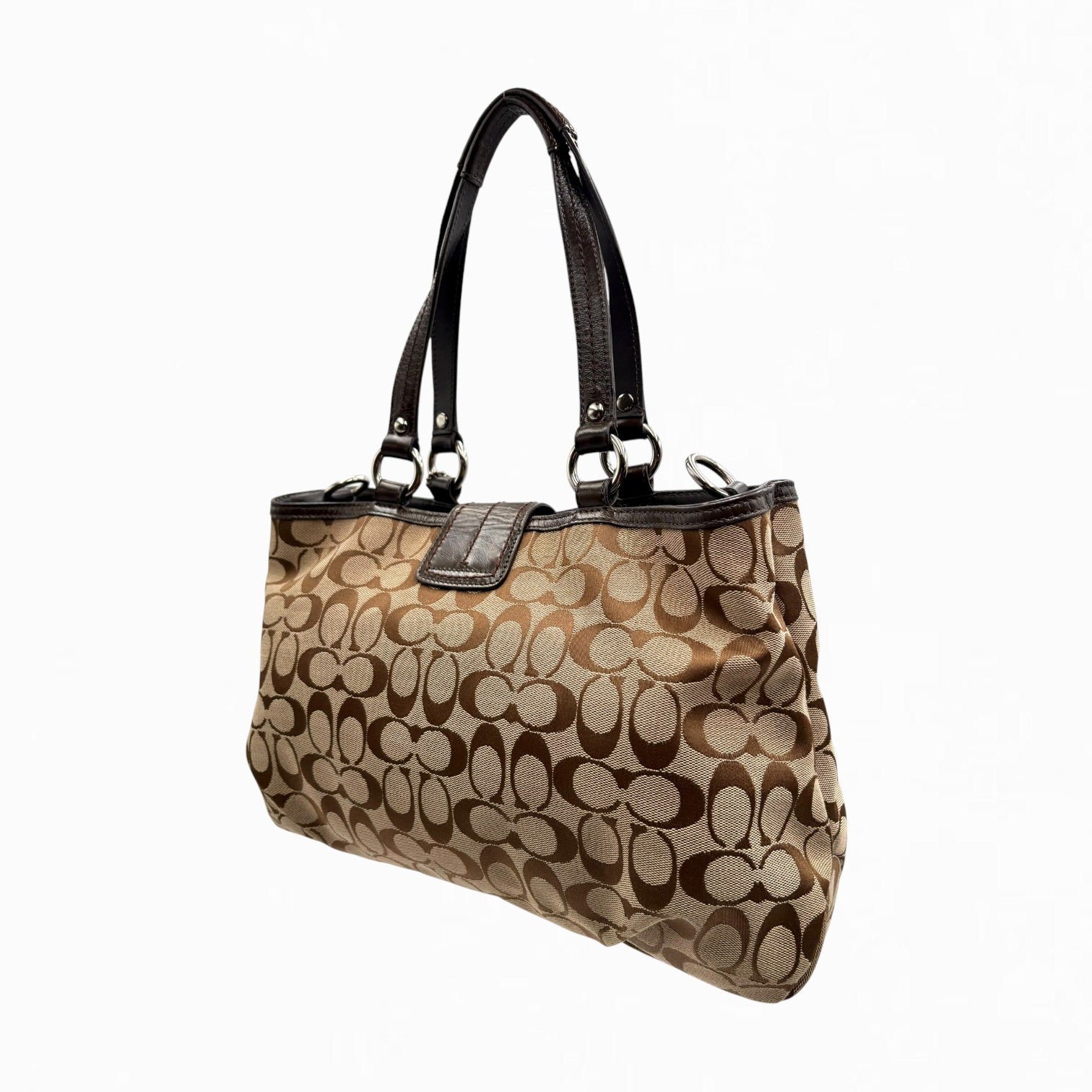 COACH MONOGRAM HAND BAG